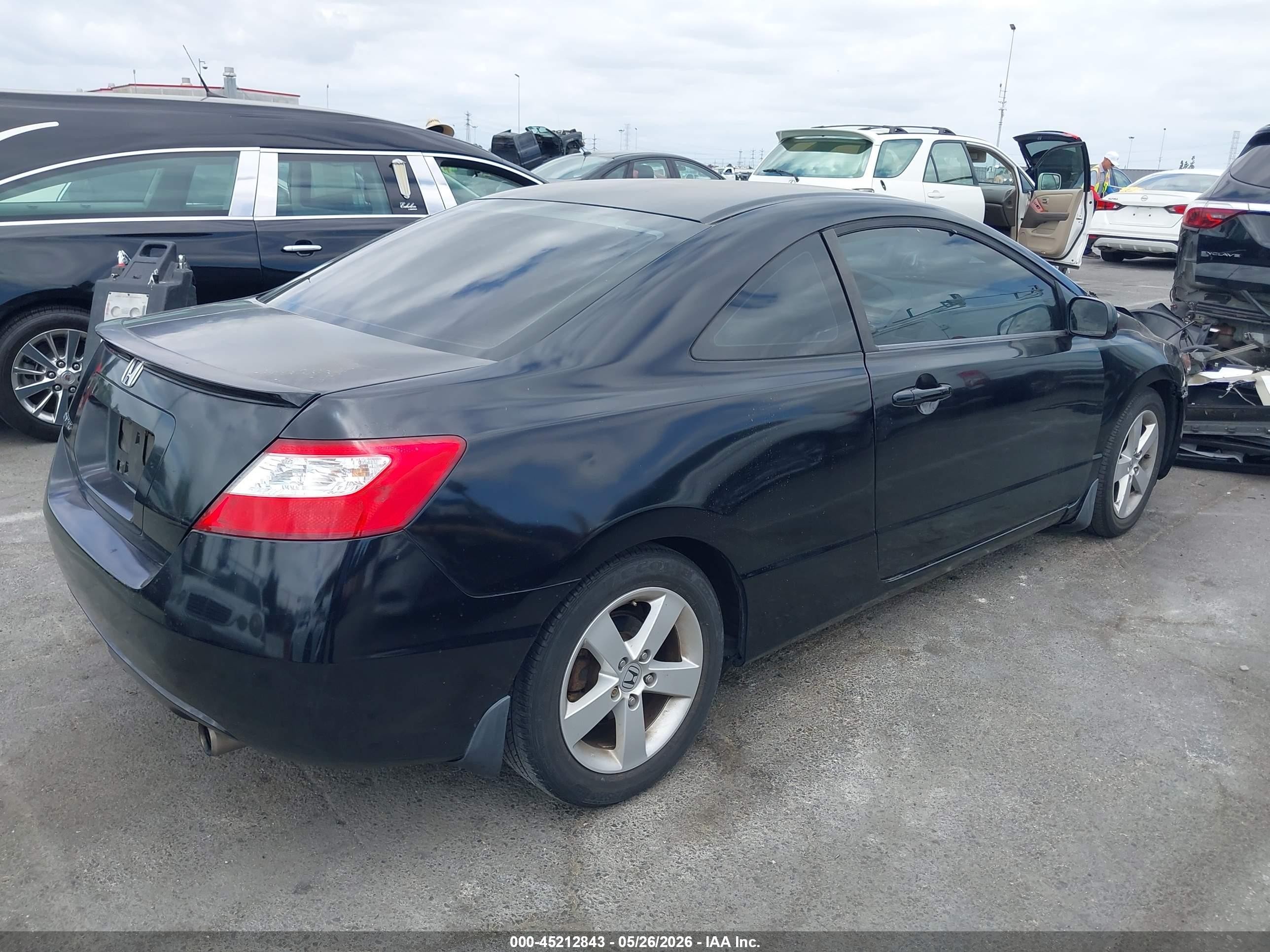2007 Honda Civic Ex Gray vin: 2HGFG12857H560232