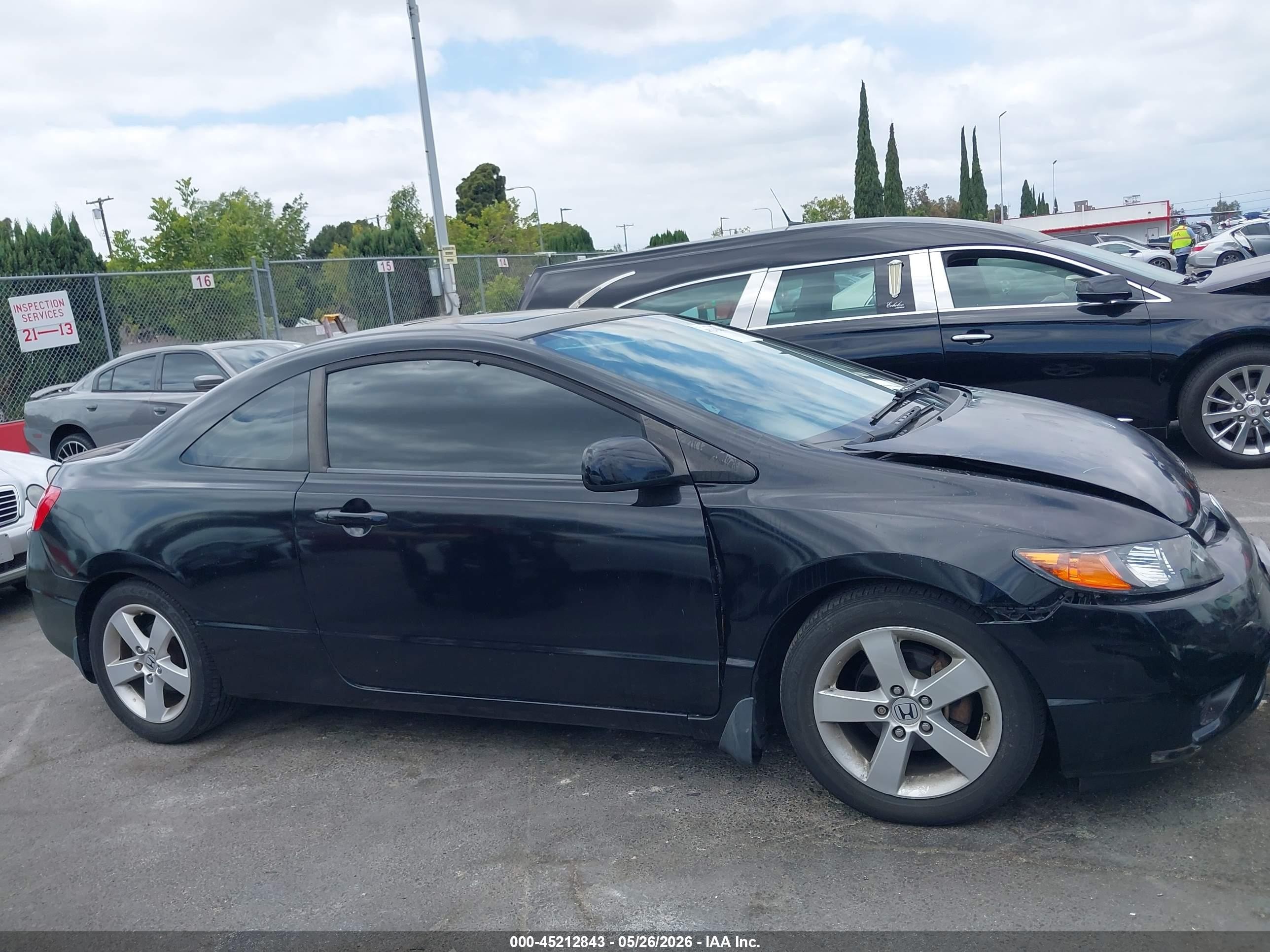 2007 Honda Civic Ex Gray vin: 2HGFG12857H560232