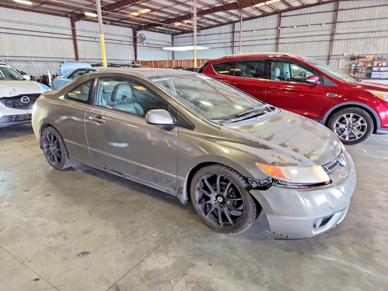2008 Honda Civic Ex Gray vin: 2HGFG12858H505295
