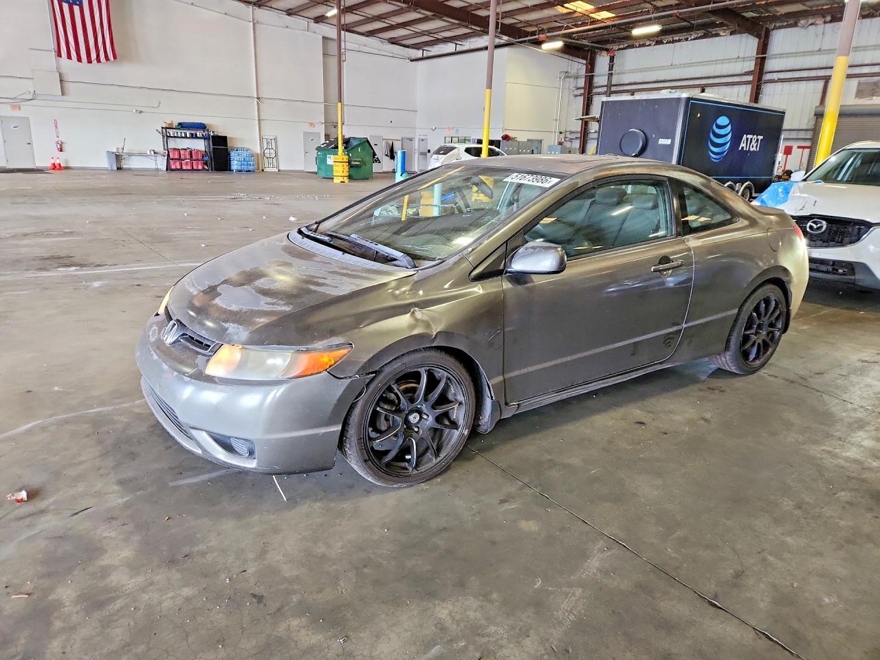 2008 Honda Civic Ex Gray vin: 2HGFG12858H505295