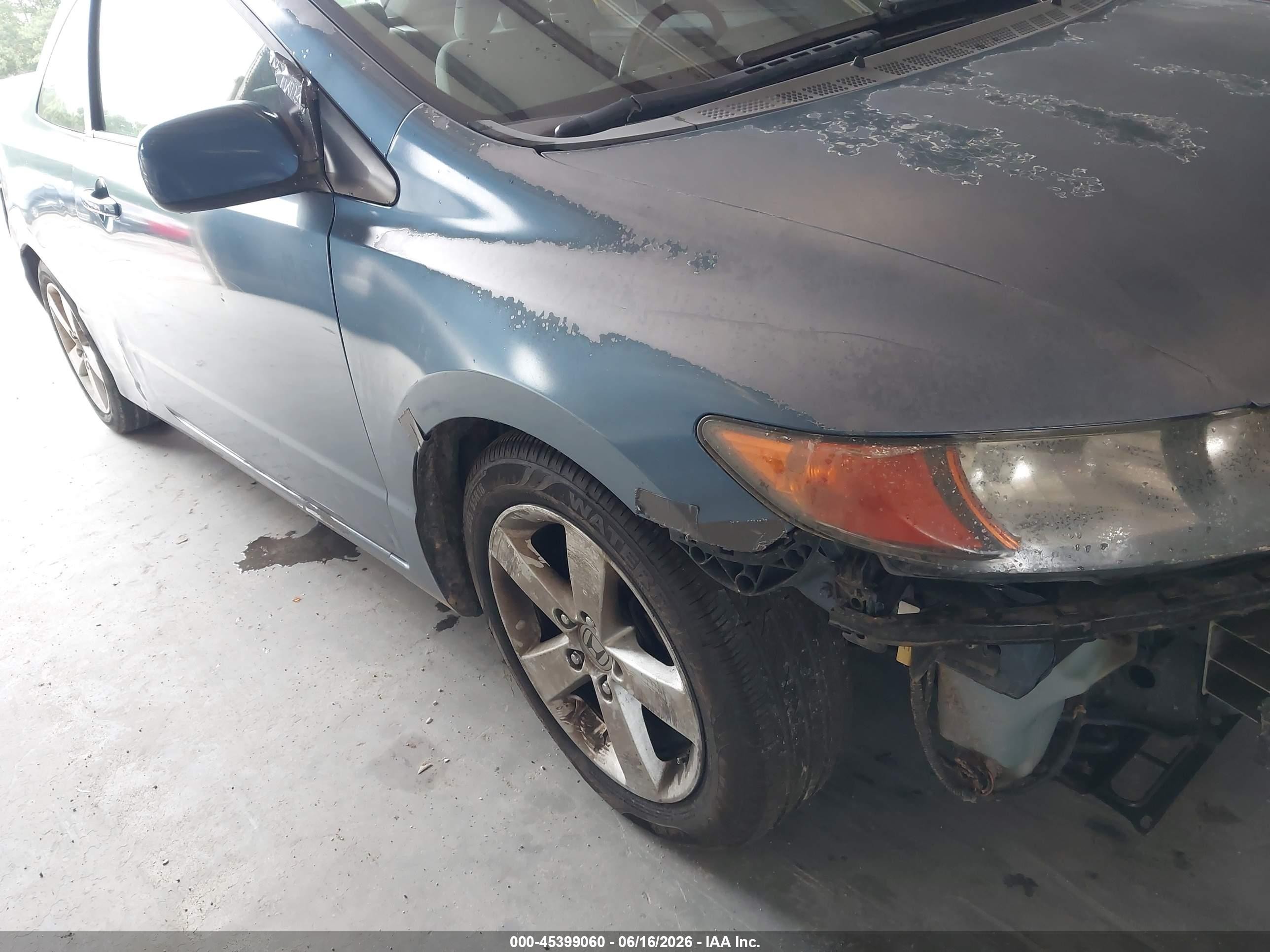 2008 Honda Civic Ex Blue vin: 2HGFG12858H507211