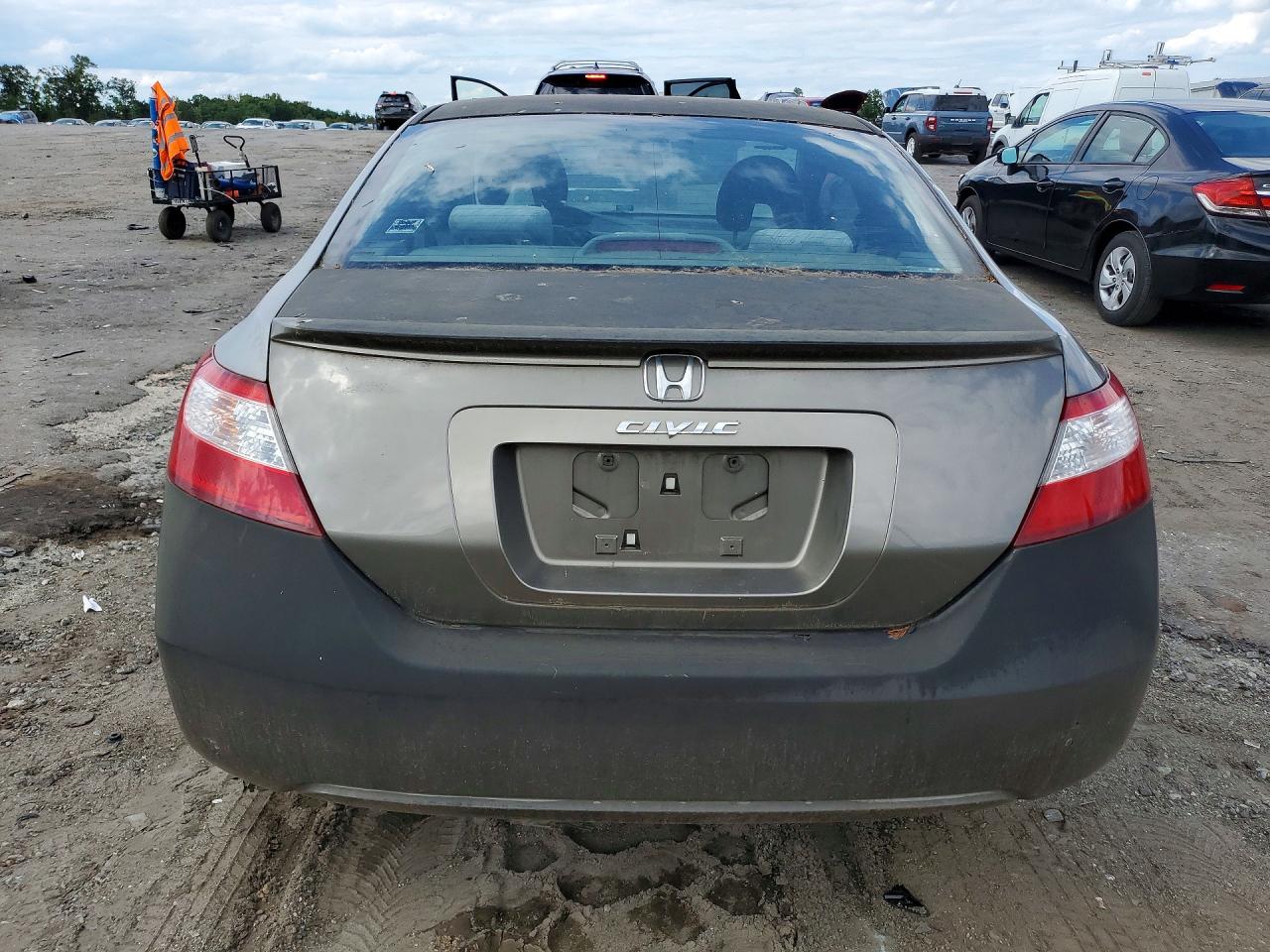 2008 Honda Civic Ex Gray vin: 2HGFG12858H561642