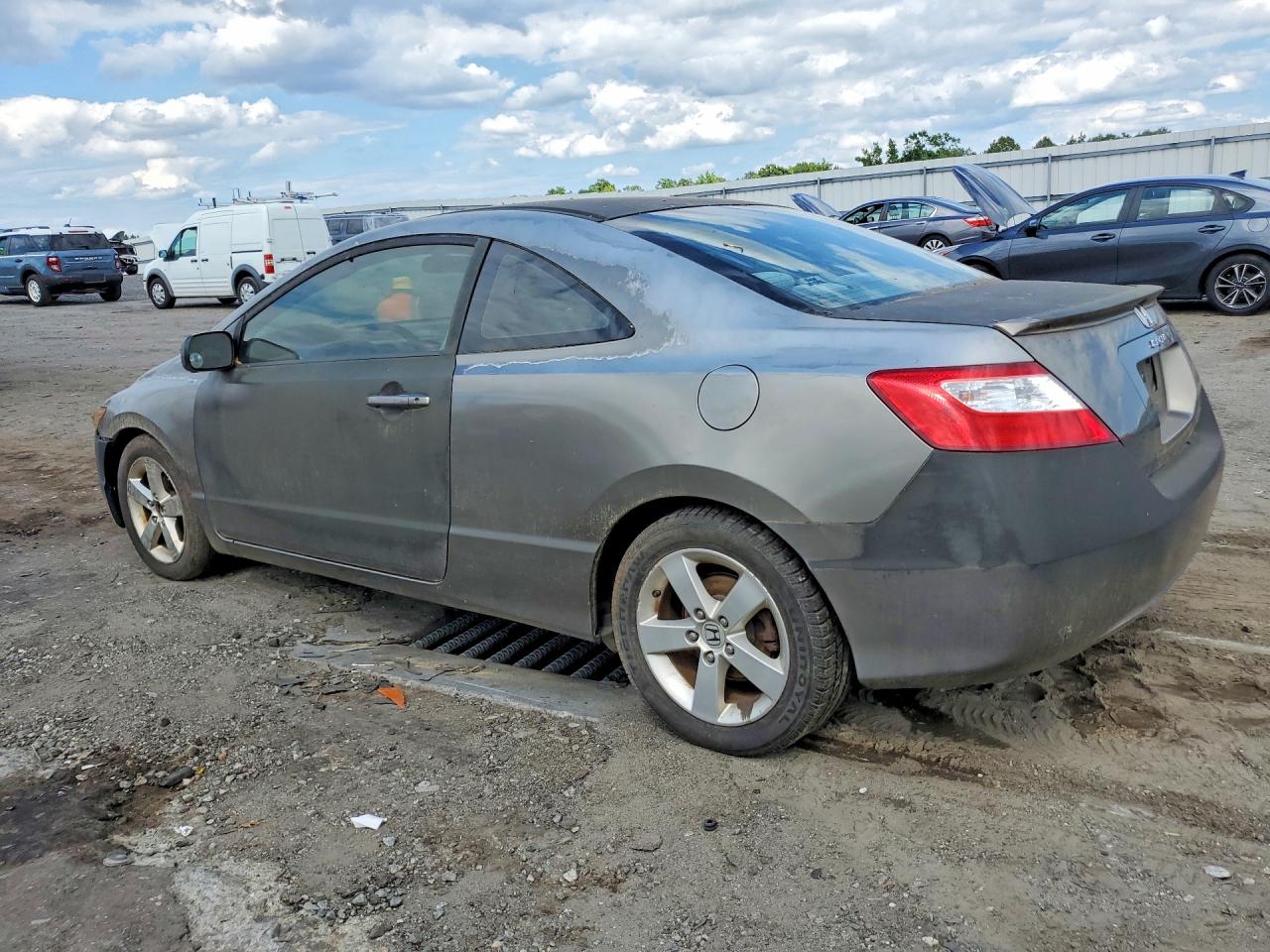 2008 Honda Civic Ex Gray vin: 2HGFG12858H561642