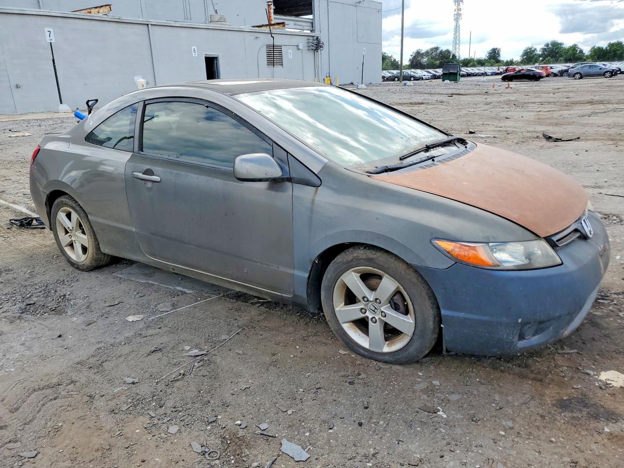 2008 Honda Civic Ex Gray vin: 2HGFG12858H561642