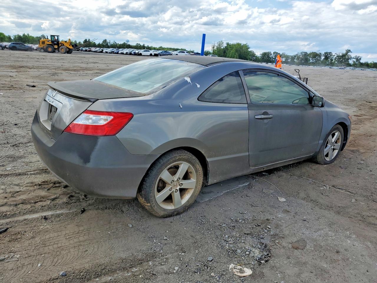 2008 Honda Civic Ex Gray vin: 2HGFG12858H561642