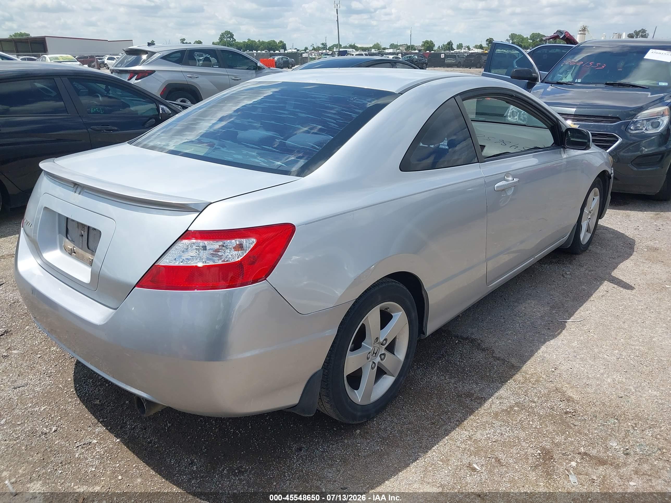2008 Honda Civic Ex Silver vin: 2HGFG12858H569207