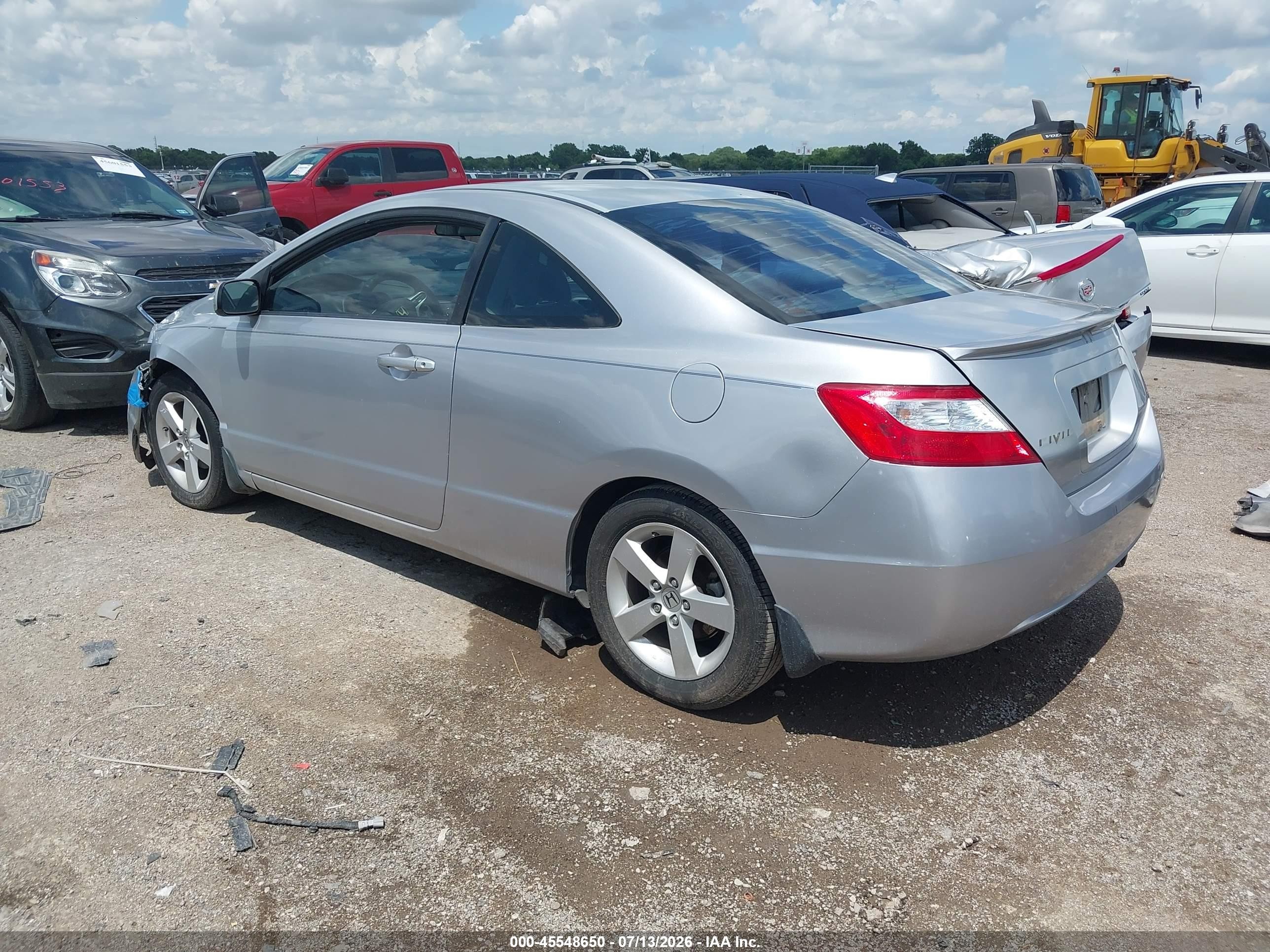 2008 Honda Civic Ex Silver vin: 2HGFG12858H569207