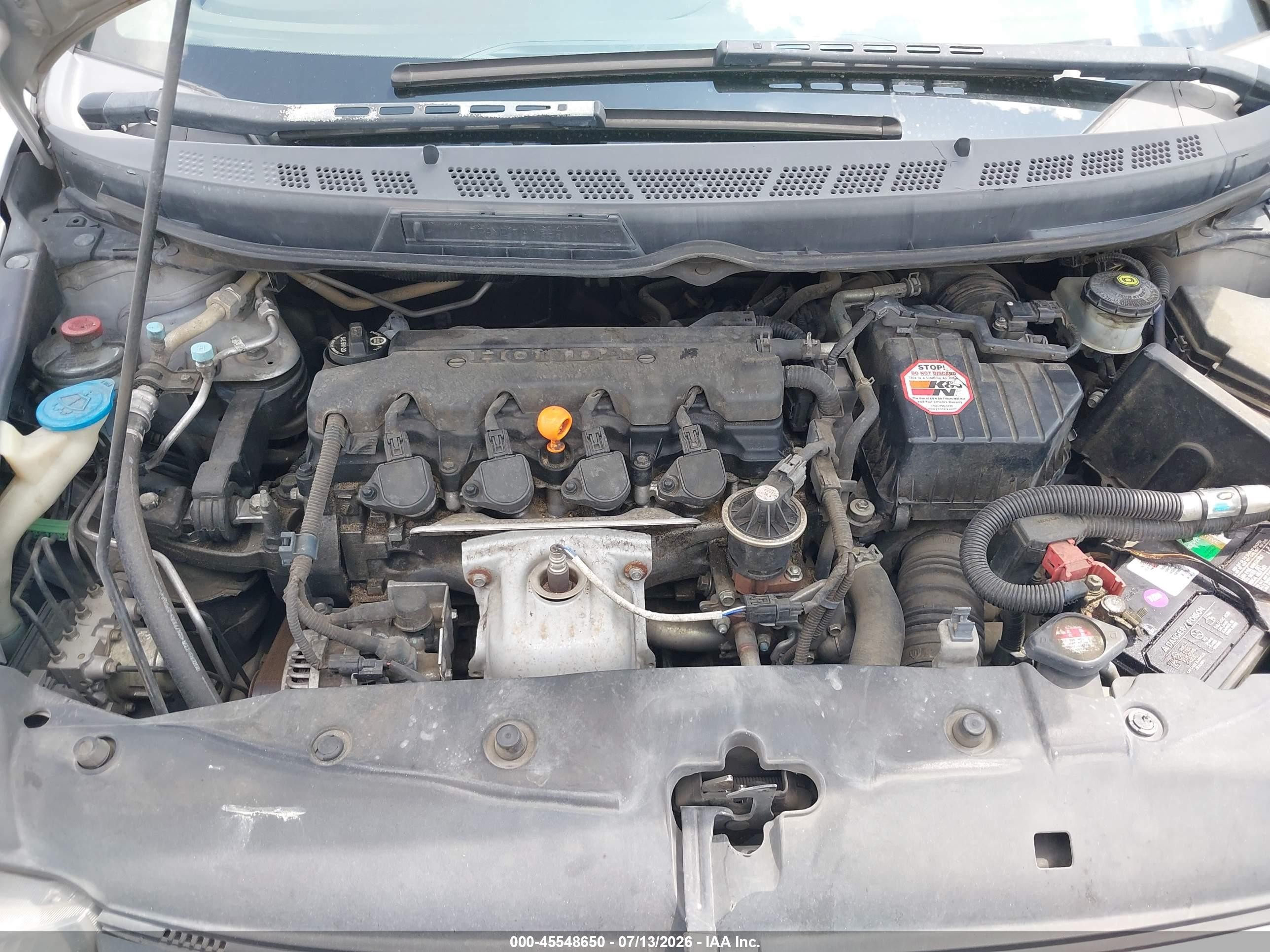 2008 Honda Civic Ex Silver vin: 2HGFG12858H569207