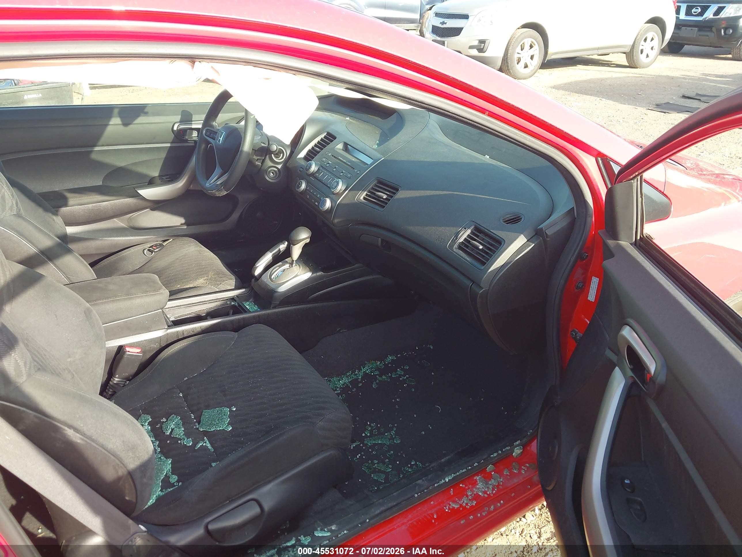 2009 Honda Civic Ex Red vin: 2HGFG12859H535446