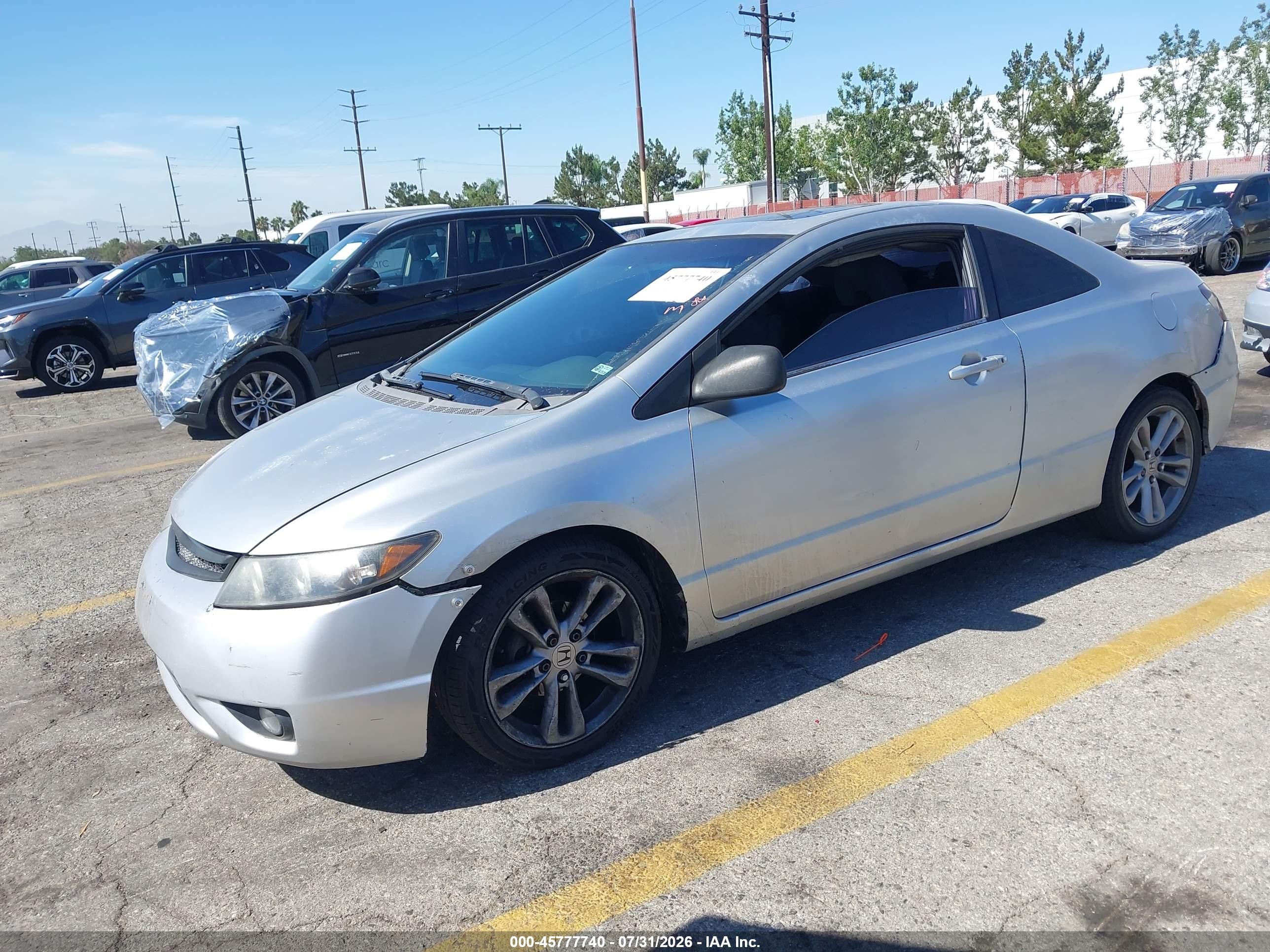 2006 Honda Civic Ex Silver vin: 2HGFG12866H517162
