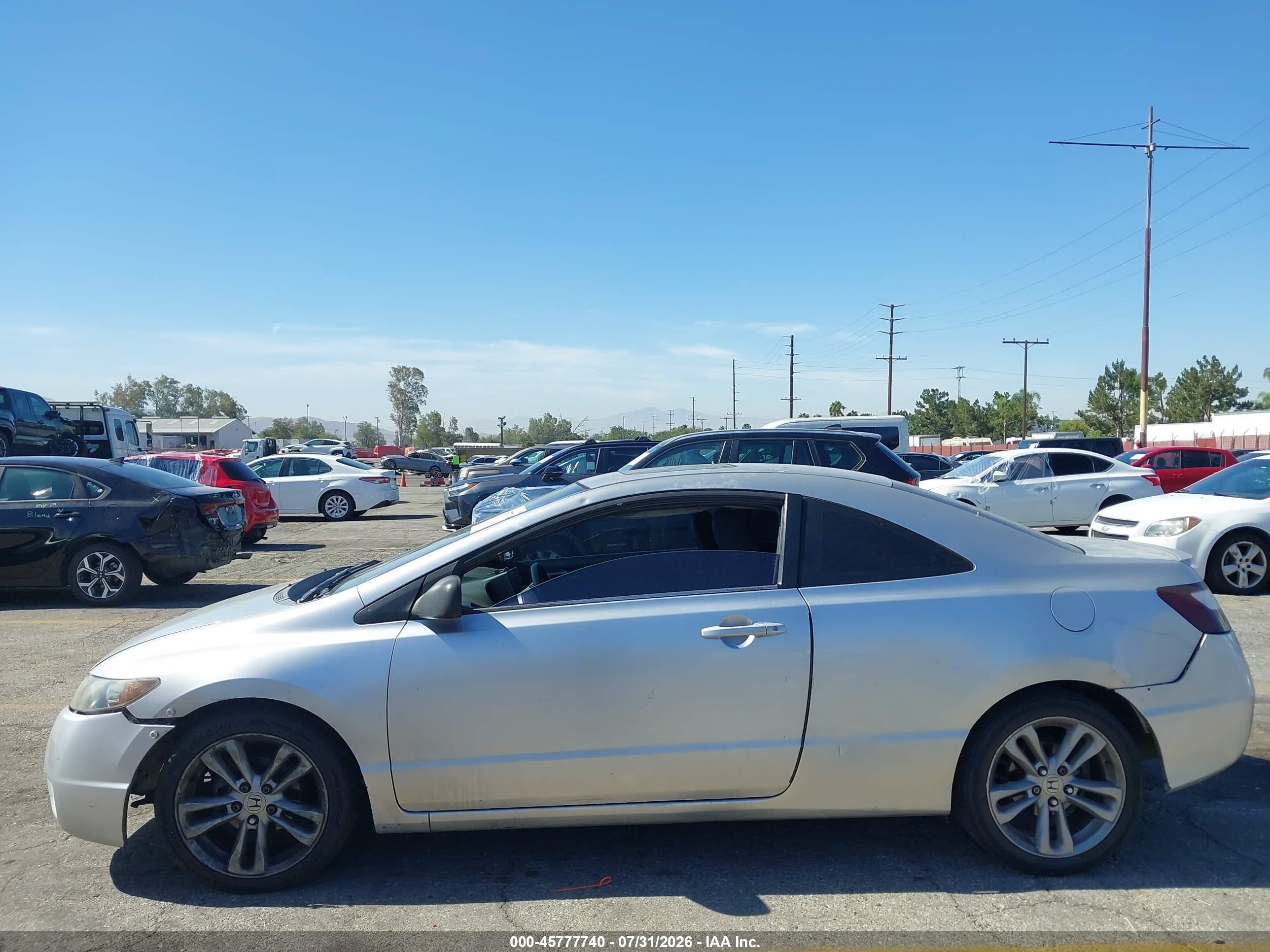 2006 Honda Civic Ex Silver vin: 2HGFG12866H517162