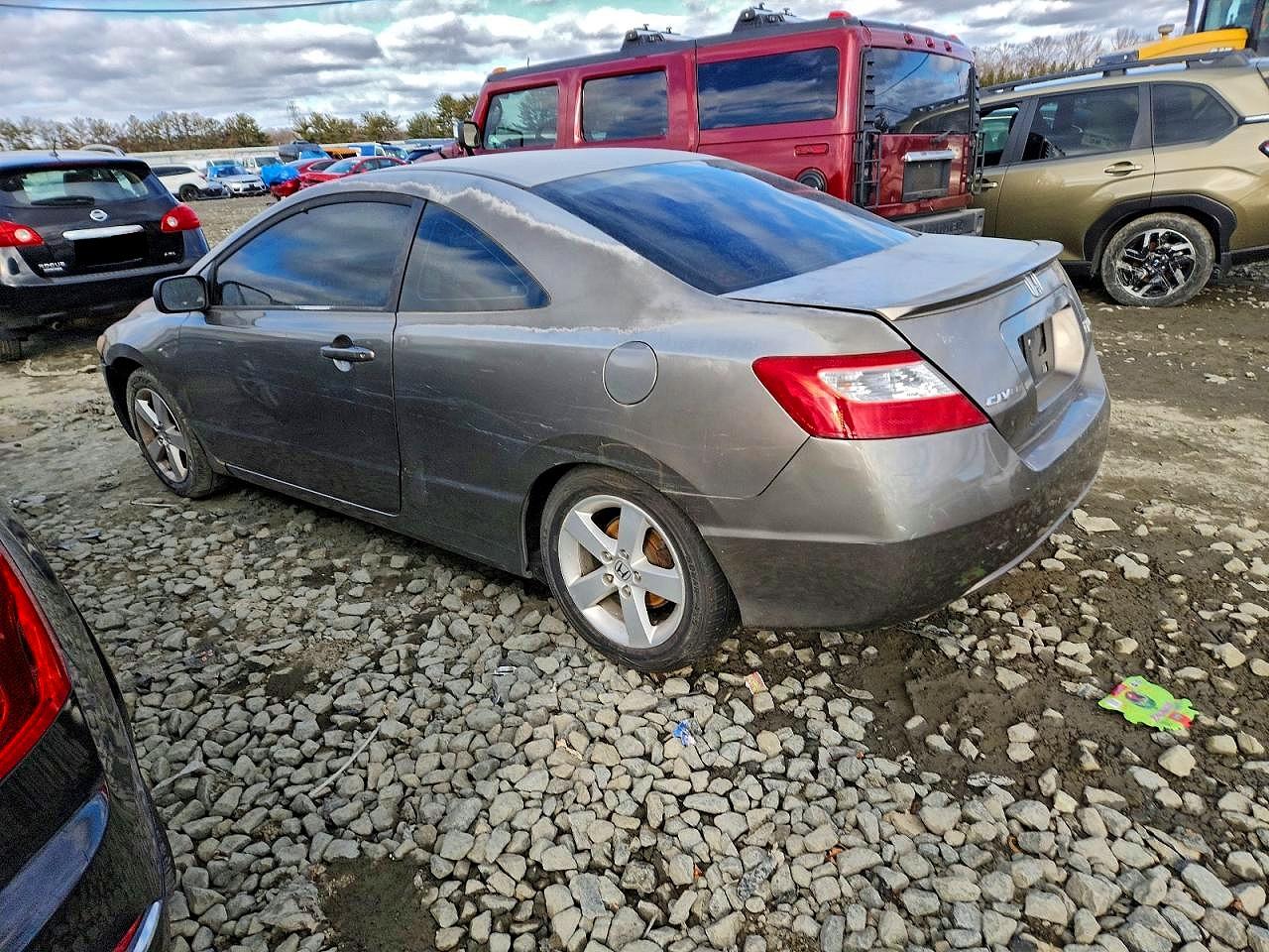2006 Honda Civic Ex Gray vin: 2HGFG12866H532387