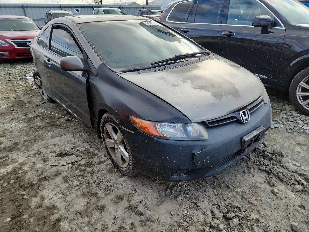 2006 Honda Civic Ex Gray vin: 2HGFG12866H532387
