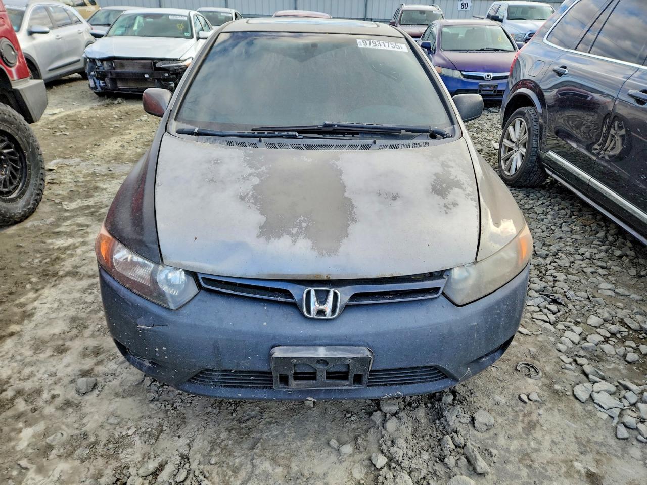 2006 Honda Civic Ex Gray vin: 2HGFG12866H532387
