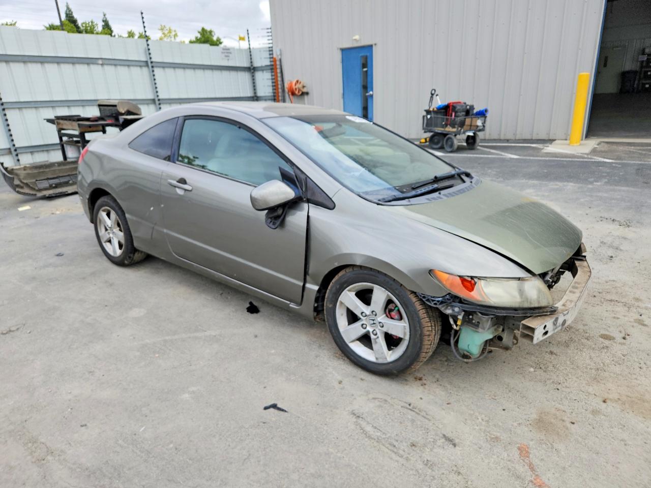 2006 Honda Civic Ex Серый vin: 2HGFG12866H573943