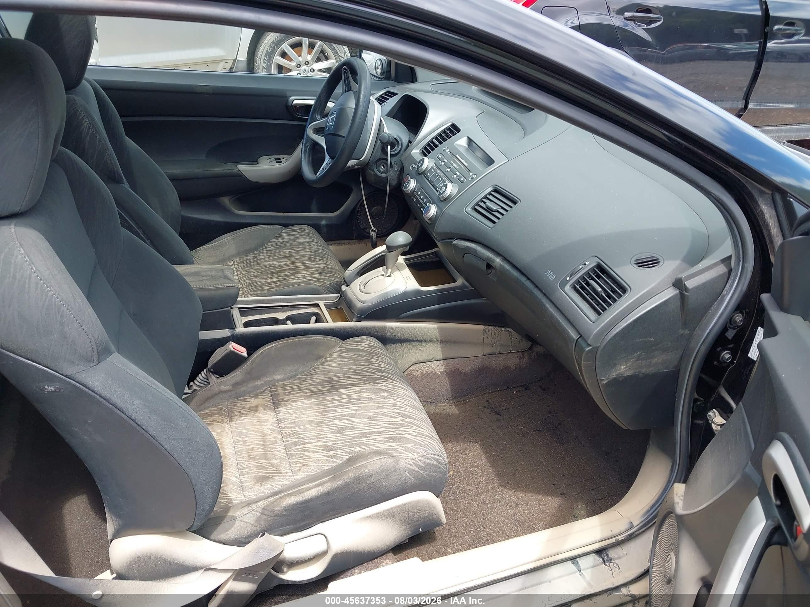 2007 Honda Civic Ex Black vin: 2HGFG12867H578304