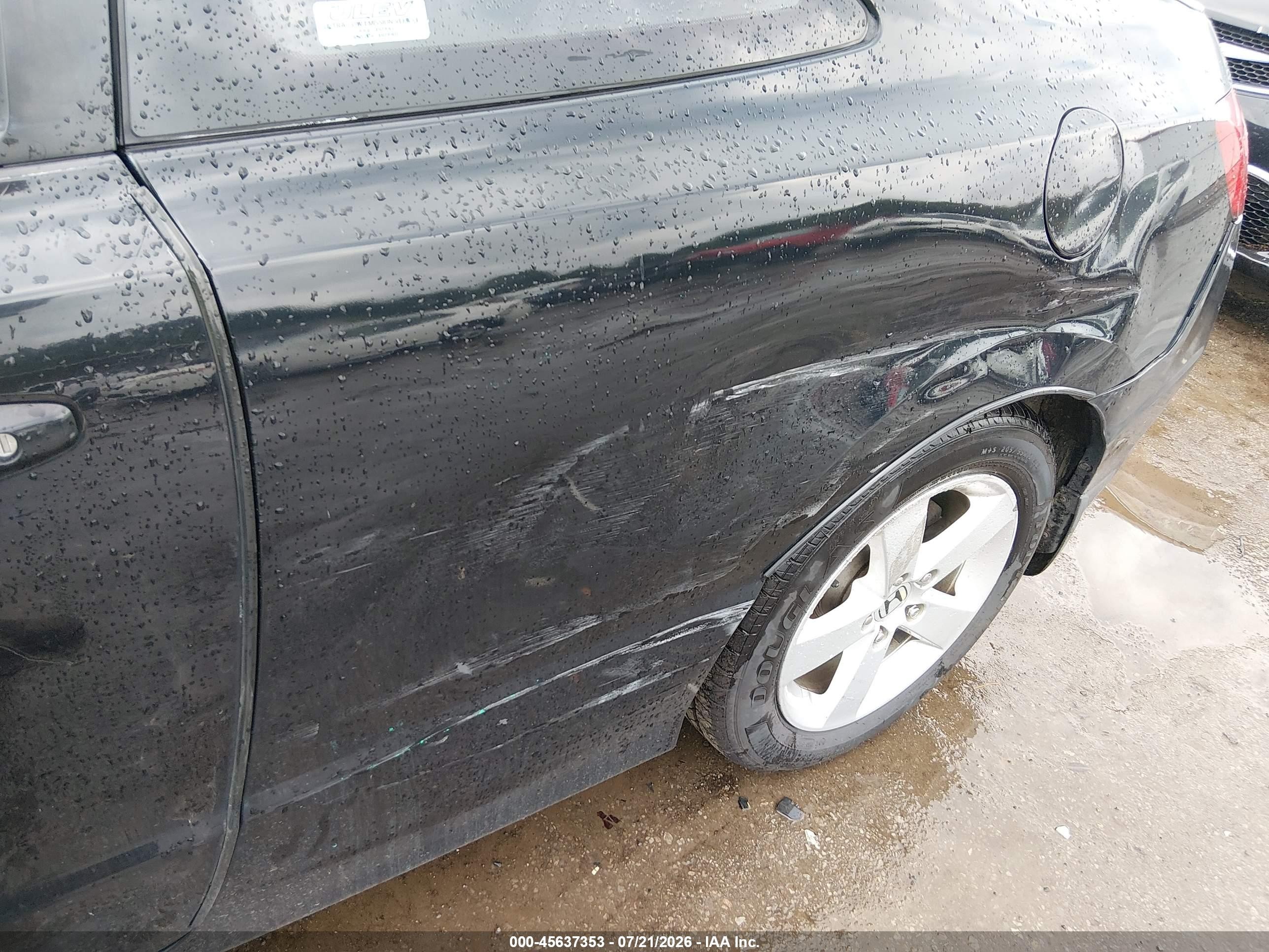 2007 Honda Civic Ex Black vin: 2HGFG12867H578304