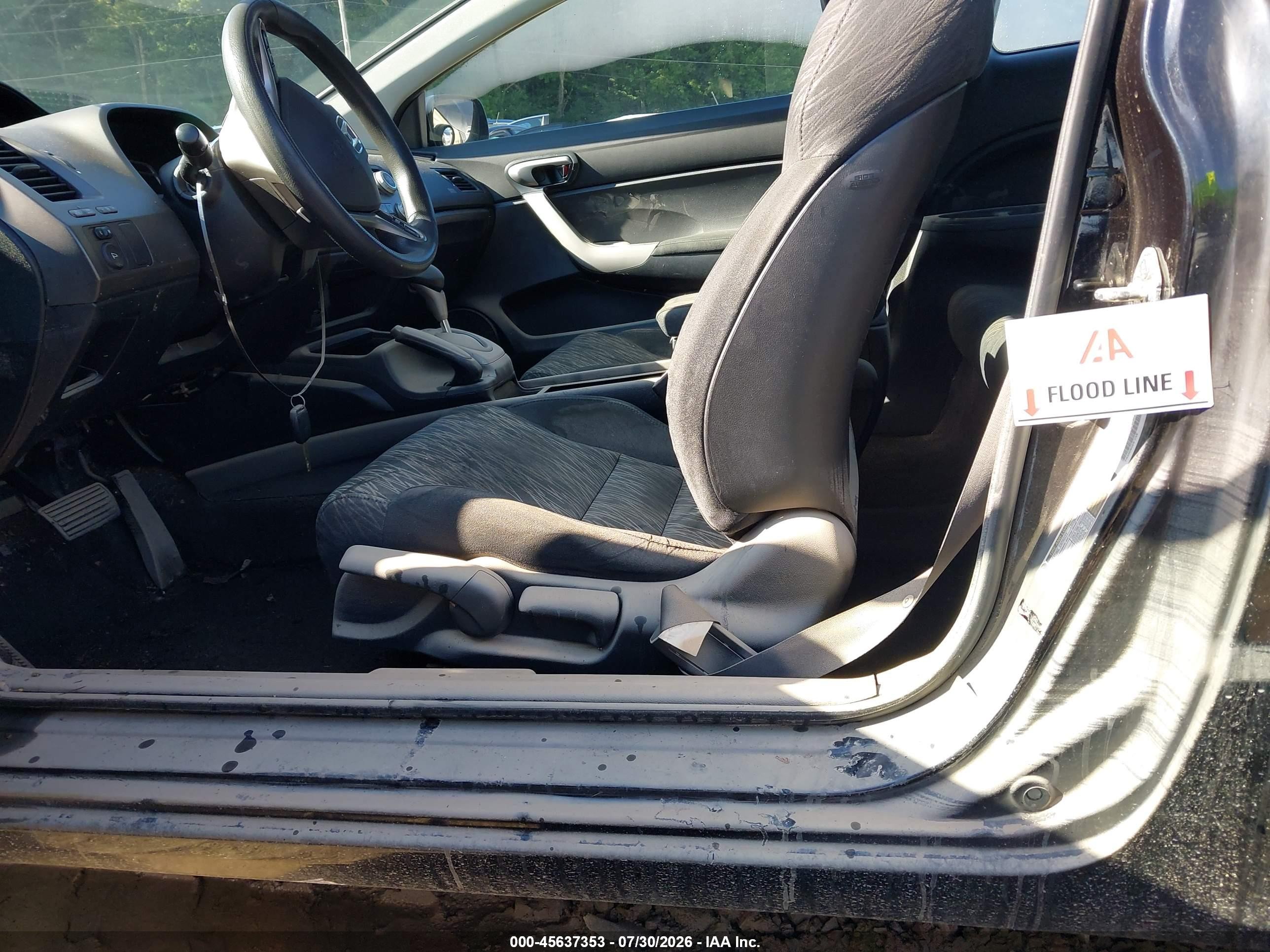 2007 Honda Civic Ex Black vin: 2HGFG12867H578304