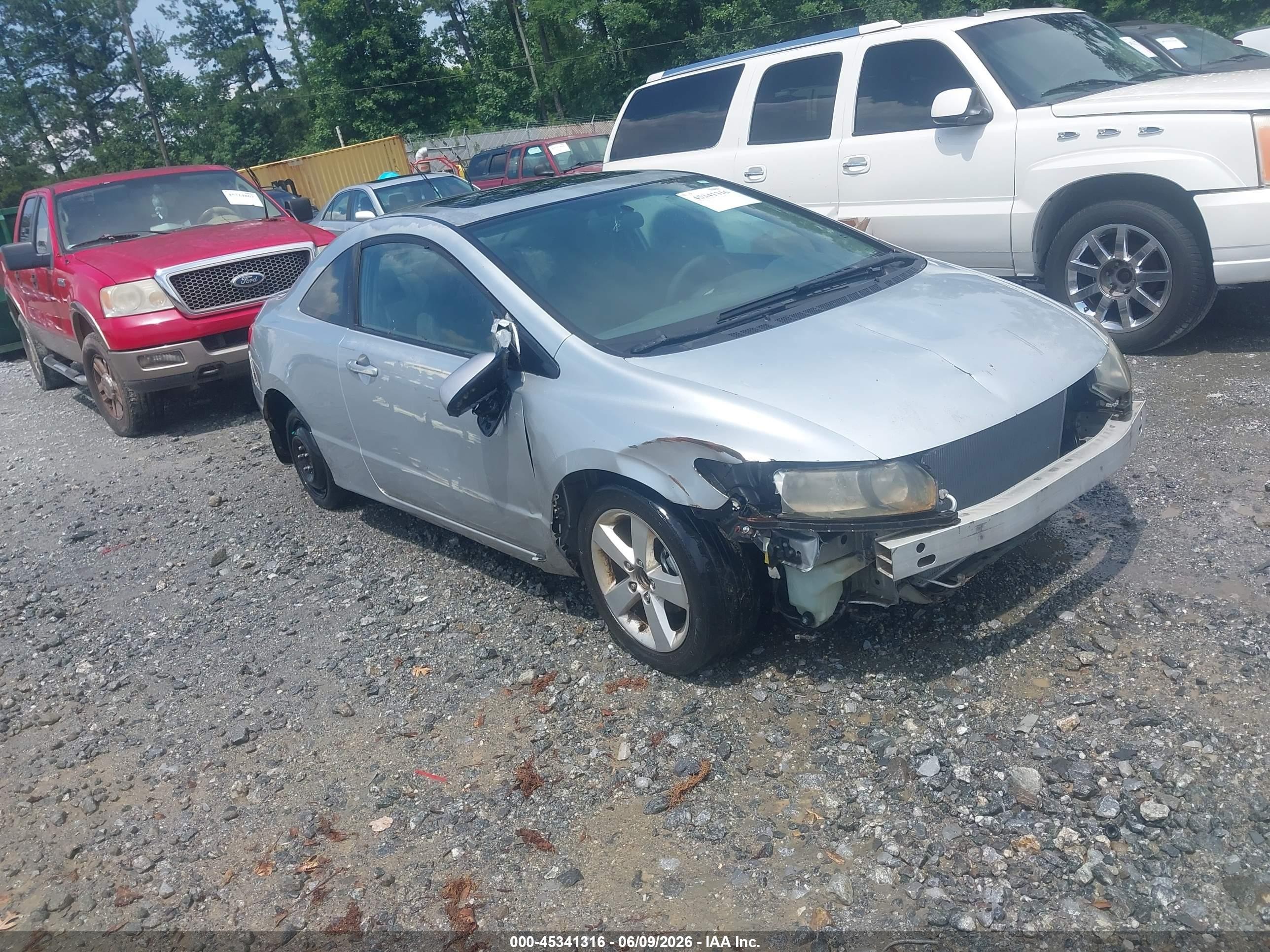 2008 Honda Civic Ex Silver vin: 2HGFG12868H522462