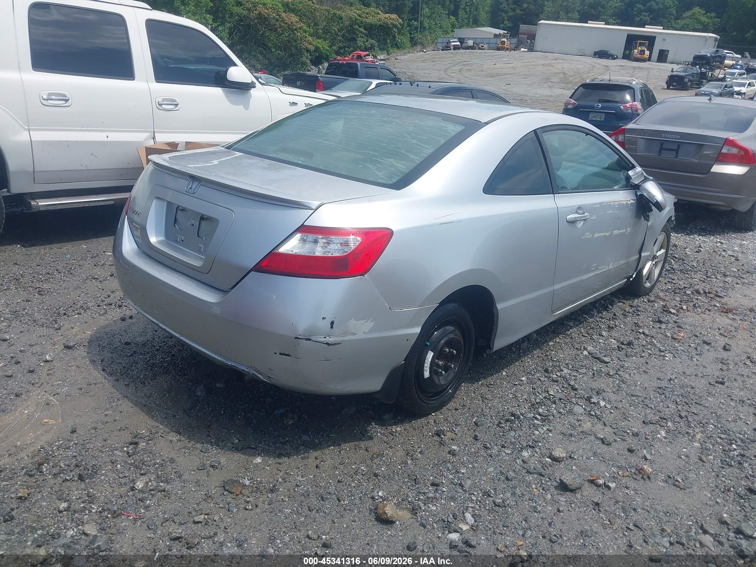 2008 Honda Civic Ex Silver vin: 2HGFG12868H522462