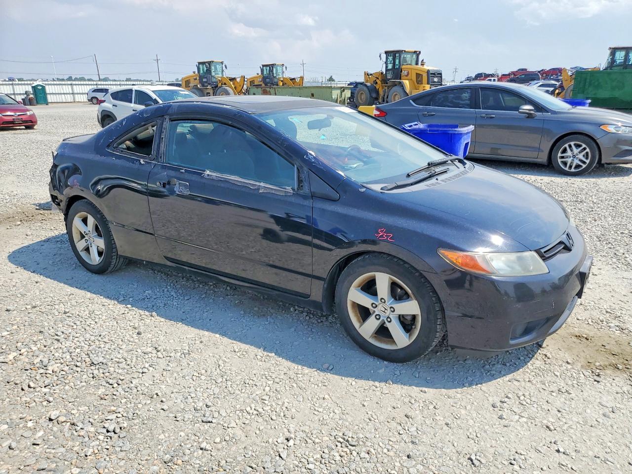 2008 Honda Civic Ex Black vin: 2HGFG12868H534644