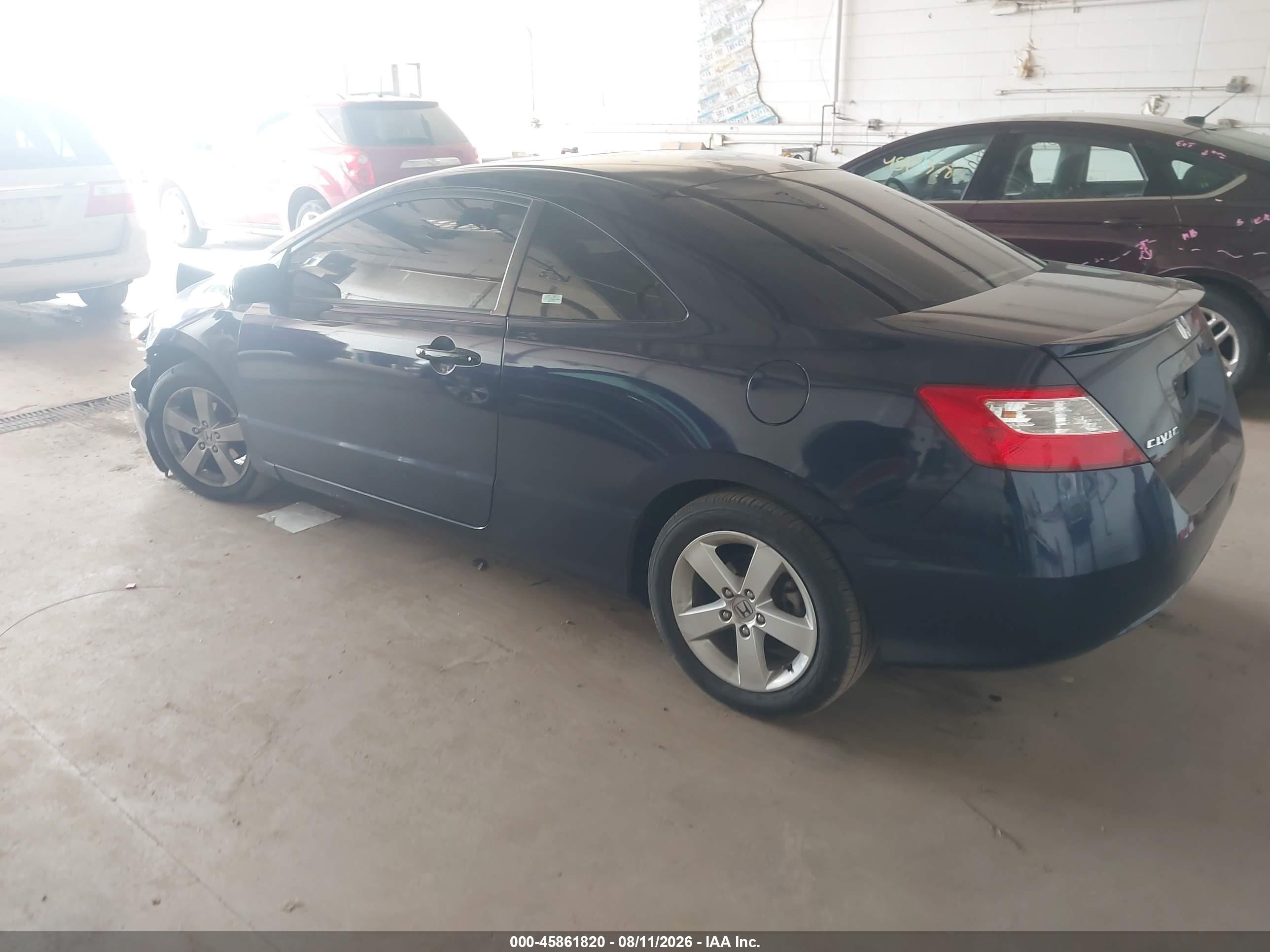 2008 Honda Civic Ex Blue vin: 2HGFG12868H541917