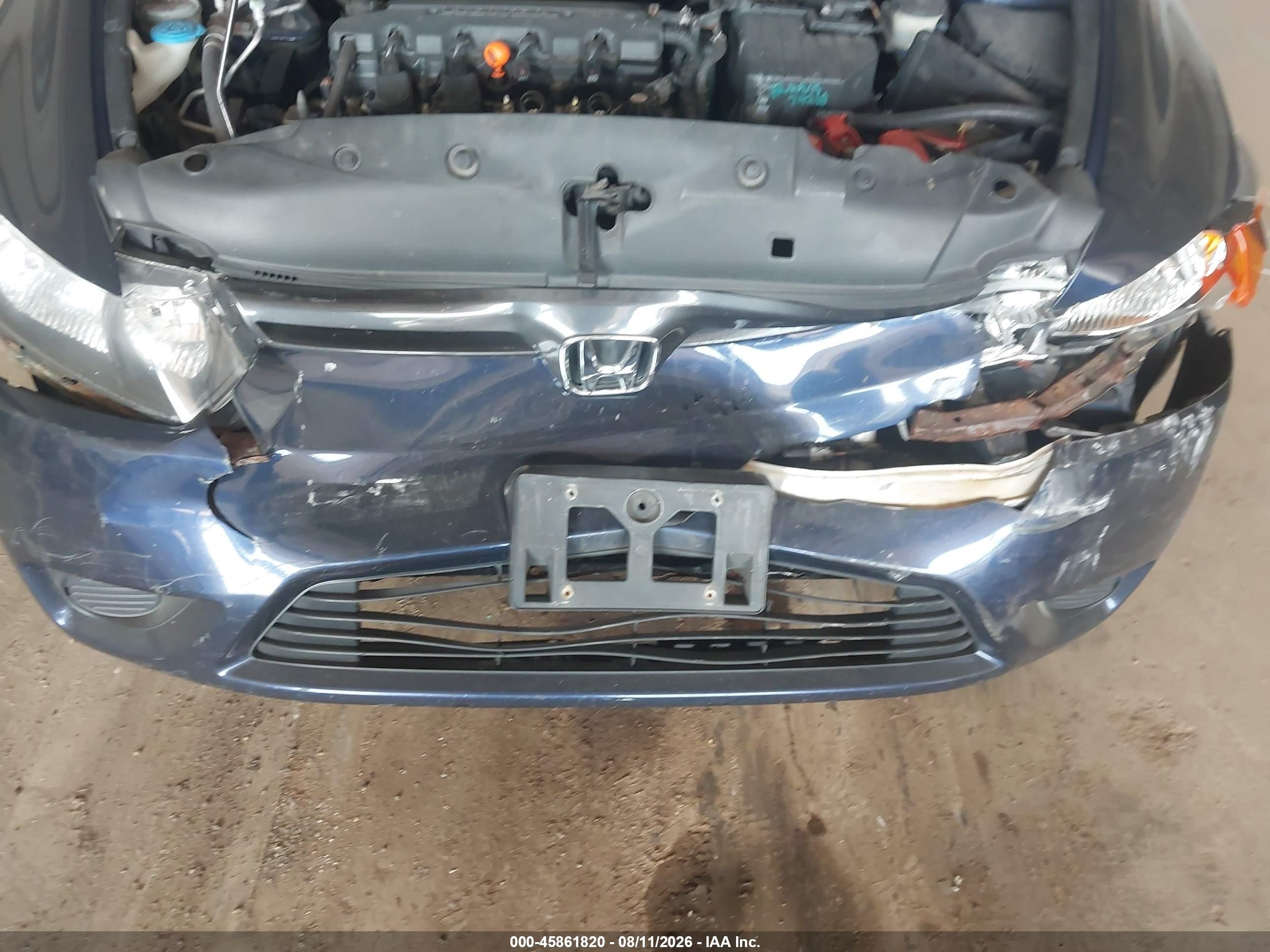 2008 Honda Civic Ex Blue vin: 2HGFG12868H541917