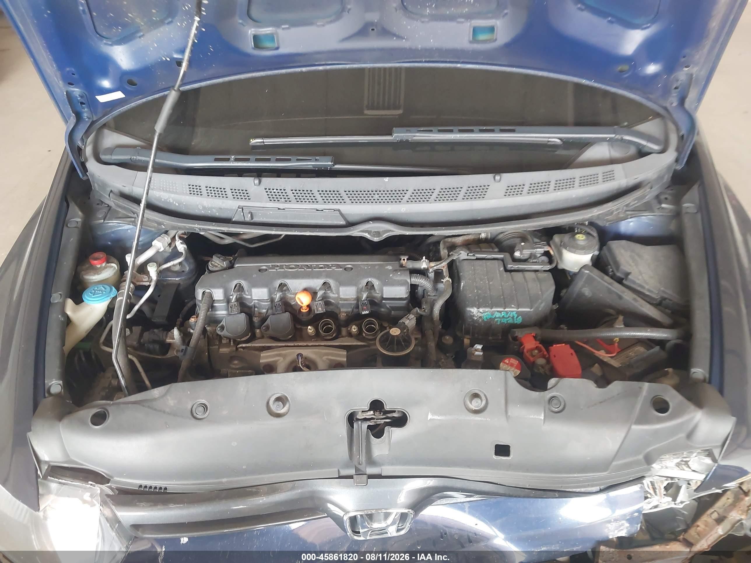 2008 Honda Civic Ex Blue vin: 2HGFG12868H541917