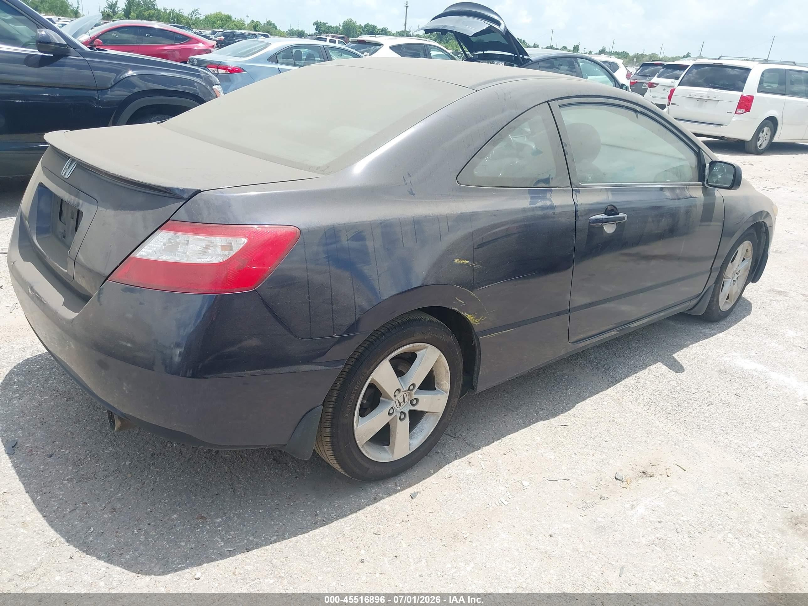 2008 Honda Civic Ex Blue vin: 2HGFG12868H569152