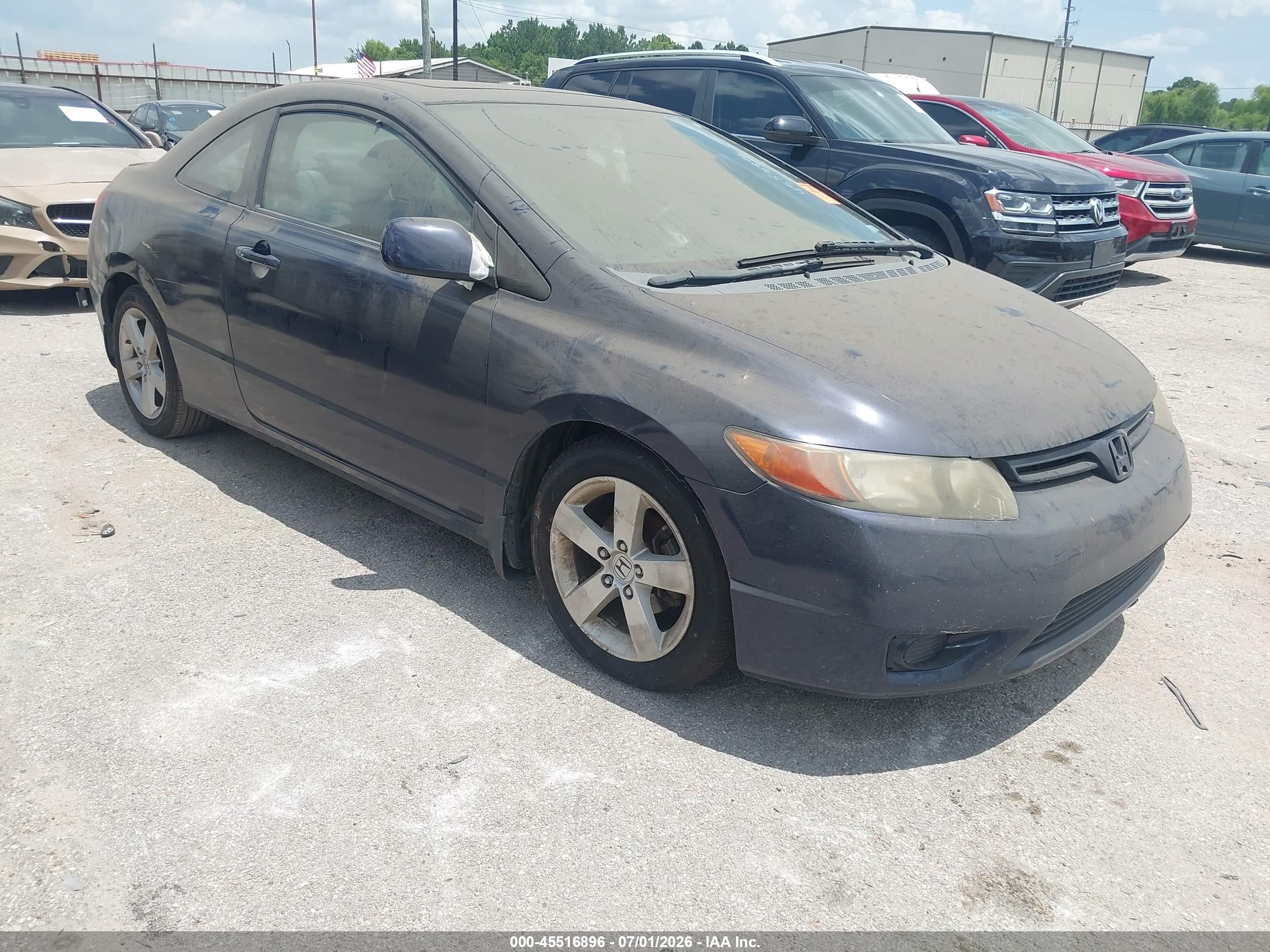 2008 Honda Civic Ex Blue vin: 2HGFG12868H569152