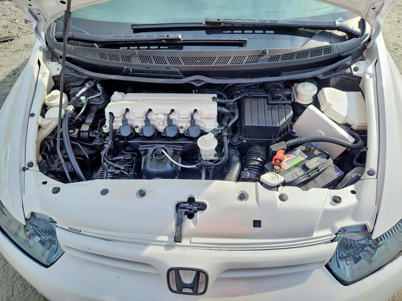 2008 Honda Civic Ex White vin: 2HGFG12868H570656
