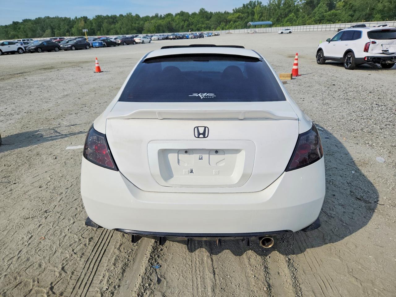 2008 Honda Civic Ex White vin: 2HGFG12868H570656