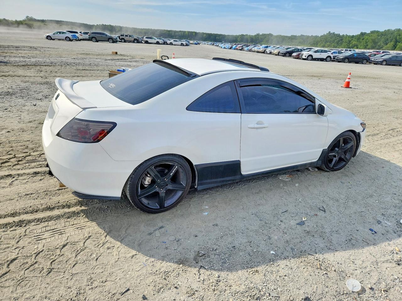 2008 Honda Civic Ex White vin: 2HGFG12868H570656