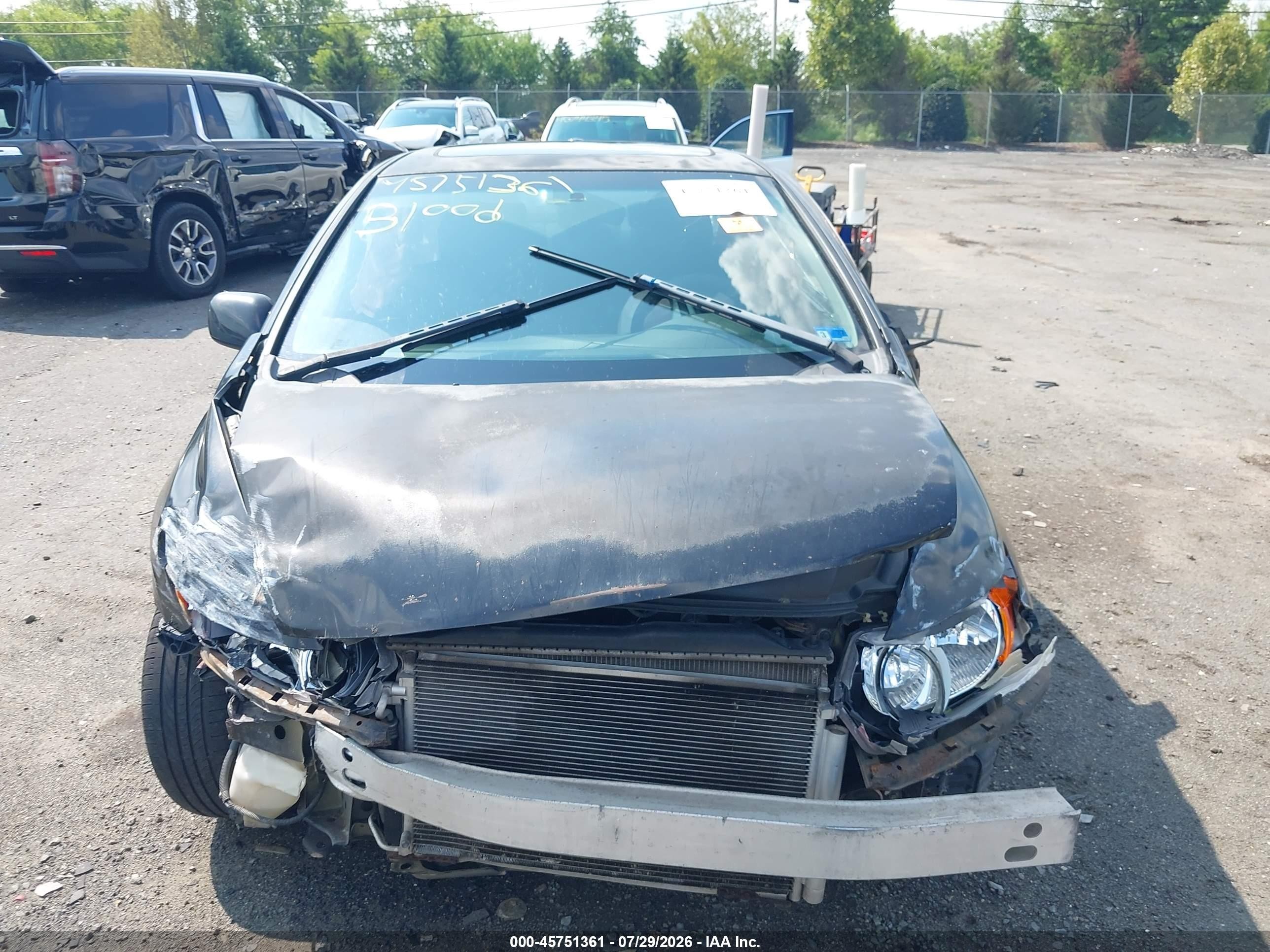 2008 Honda Civic Ex Black vin: 2HGFG12868H575002