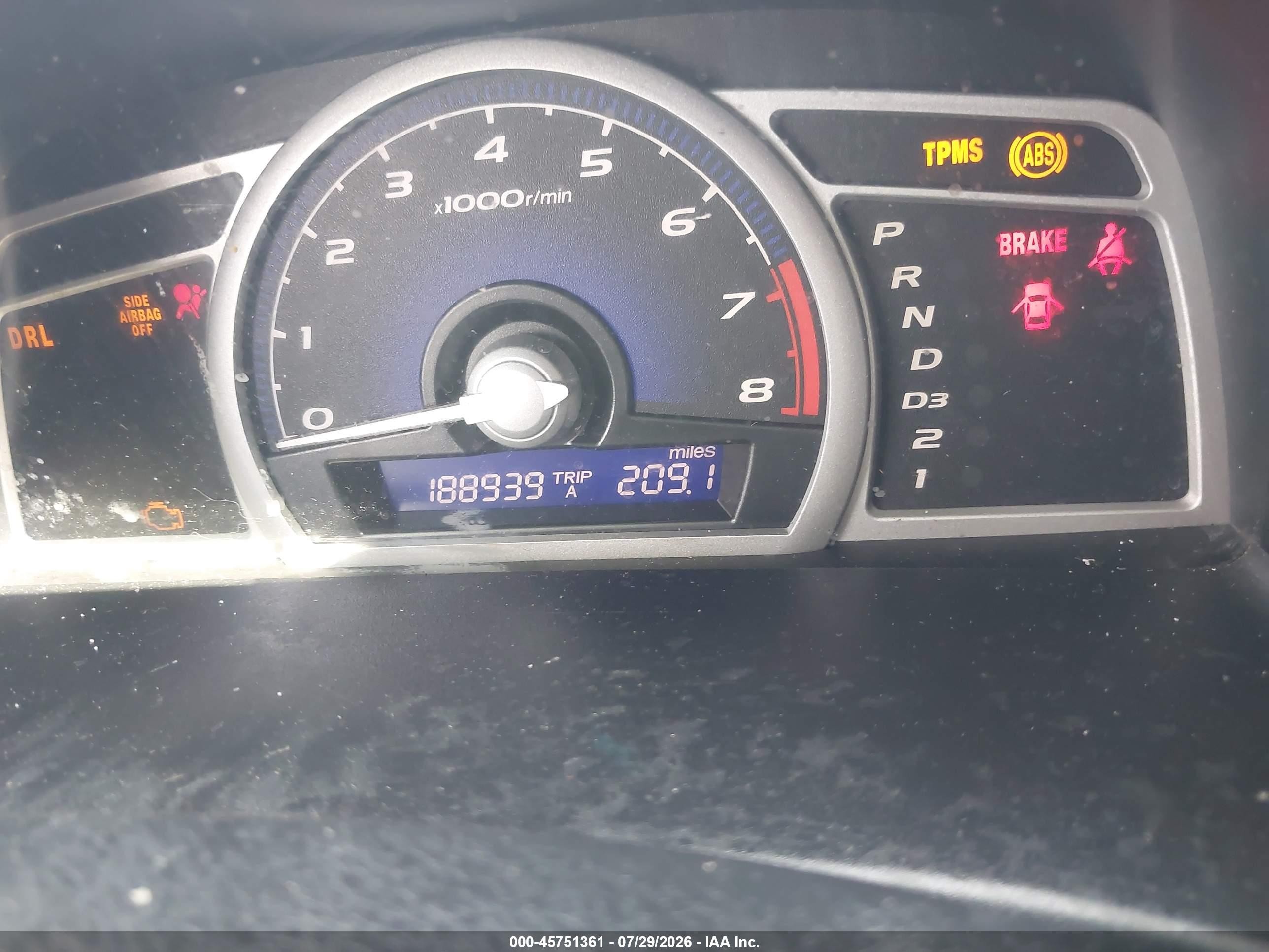 2008 Honda Civic Ex Black vin: 2HGFG12868H575002