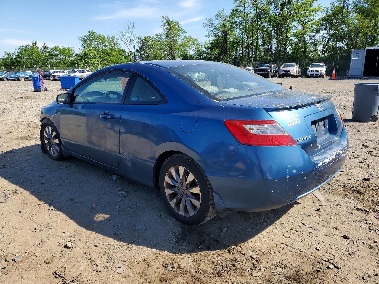 2009 Honda Civic Ex Blue vin: 2HGFG12869H516159