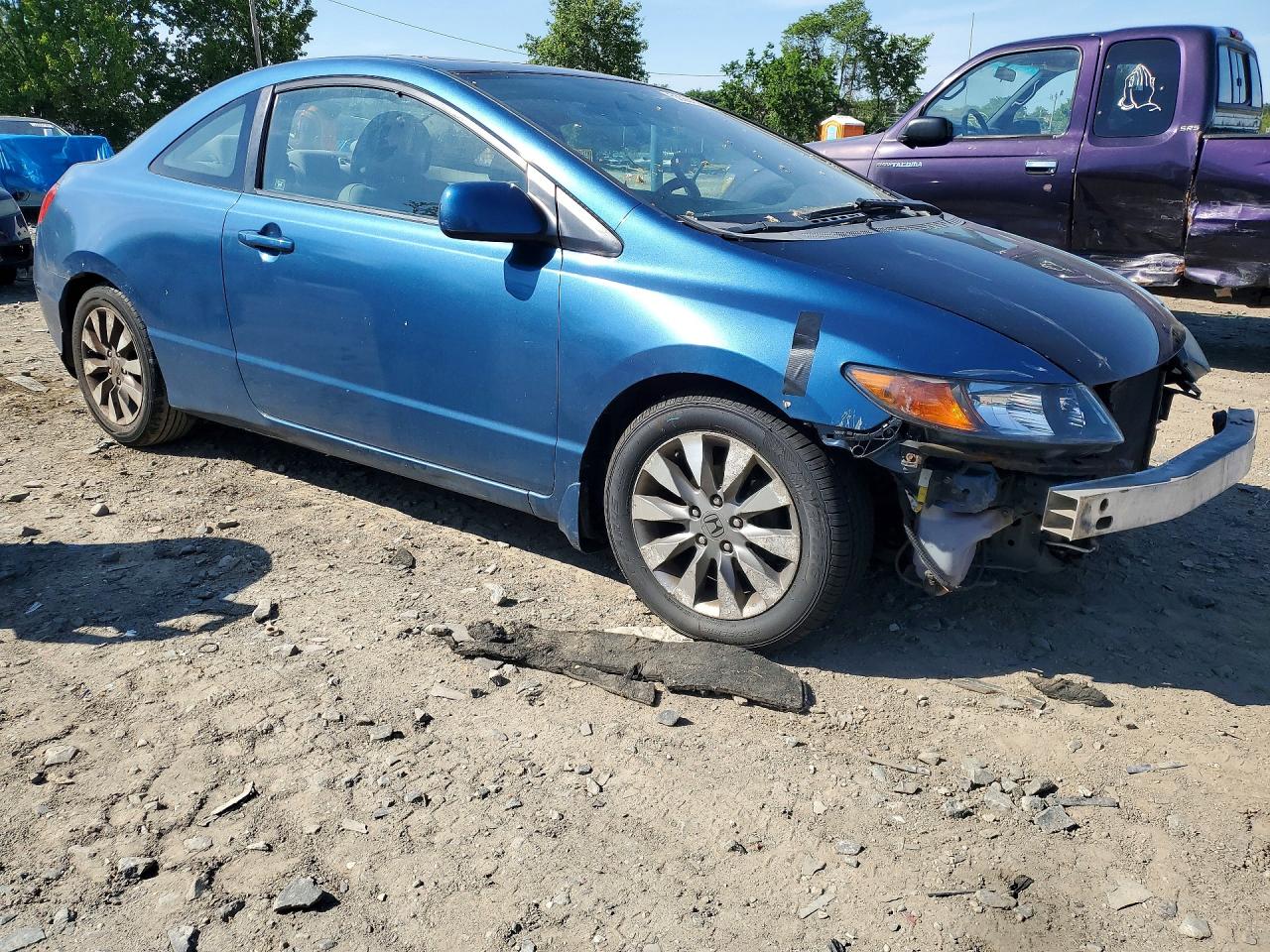2009 Honda Civic Ex Blue vin: 2HGFG12869H516159