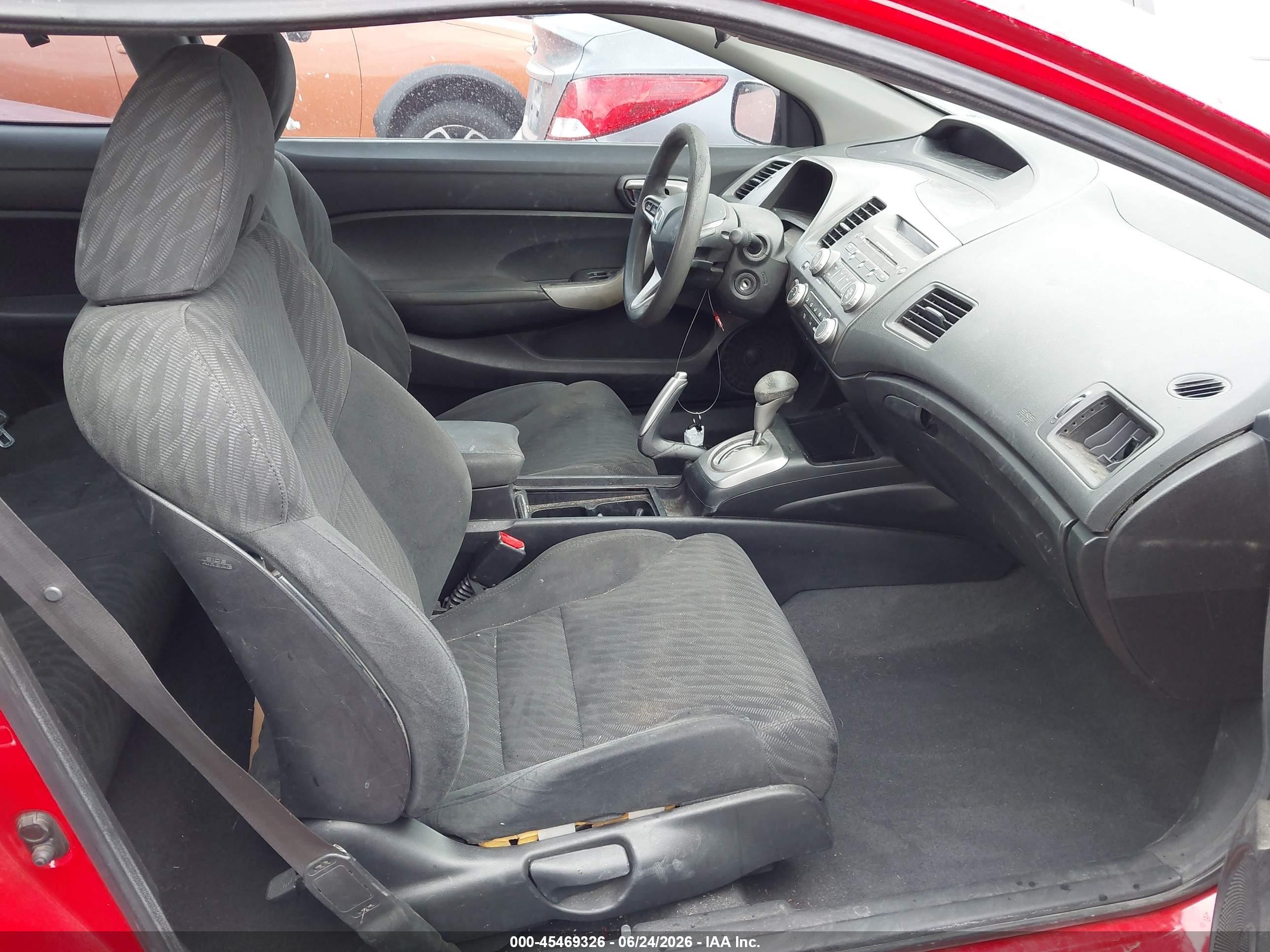 2009 Honda Civic Ex Red vin: 2HGFG12869H517408