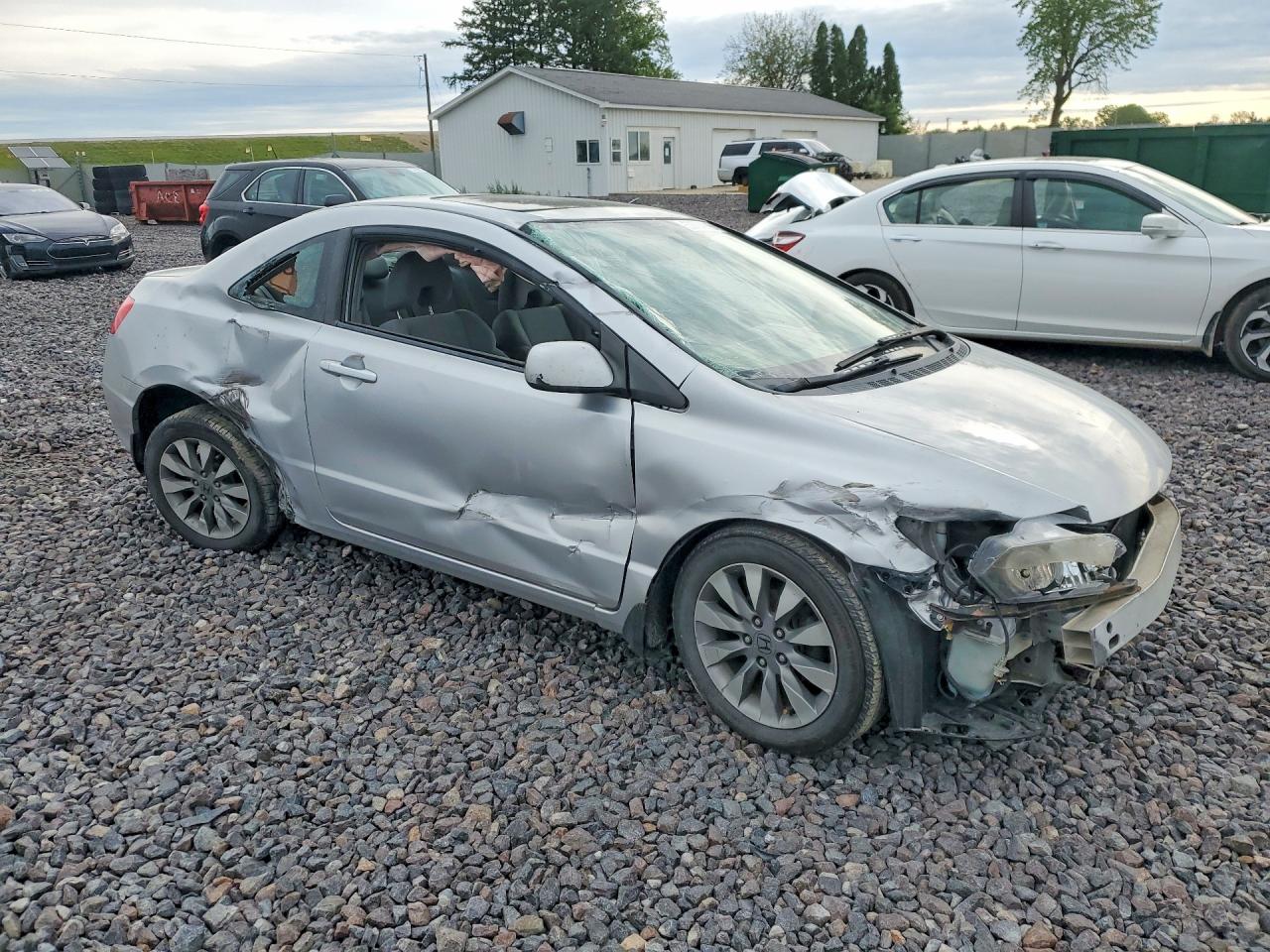 2009 Honda Civic Ex Silver vin: 2HGFG12869H520602
