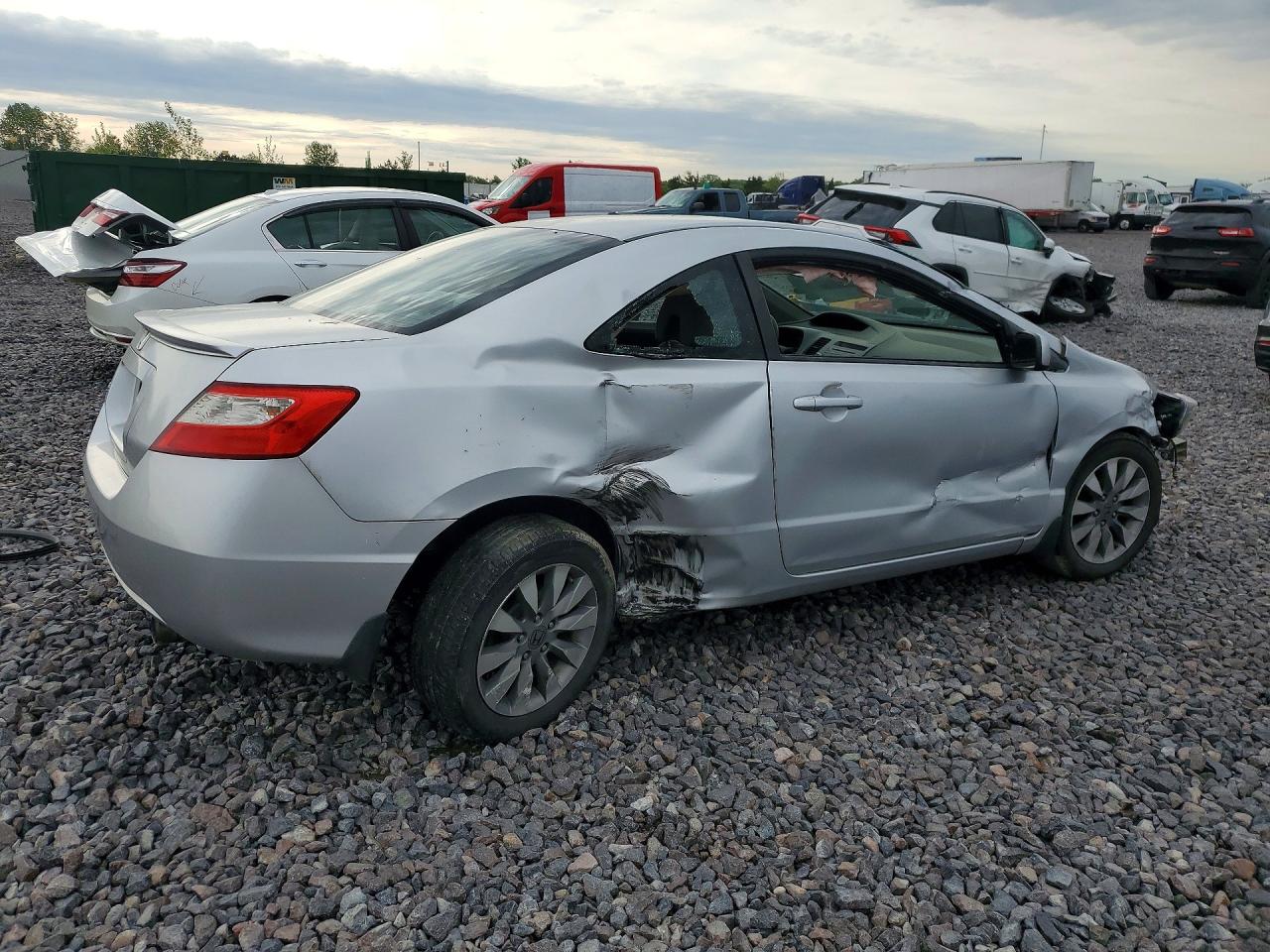 2009 Honda Civic Ex Silver vin: 2HGFG12869H520602