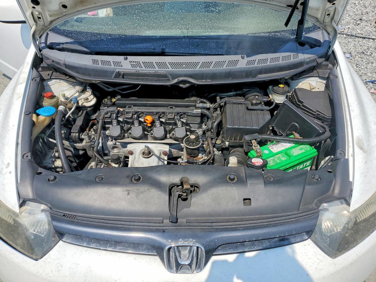 2006 Honda Civic Ex White vin: 2HGFG12876H503870