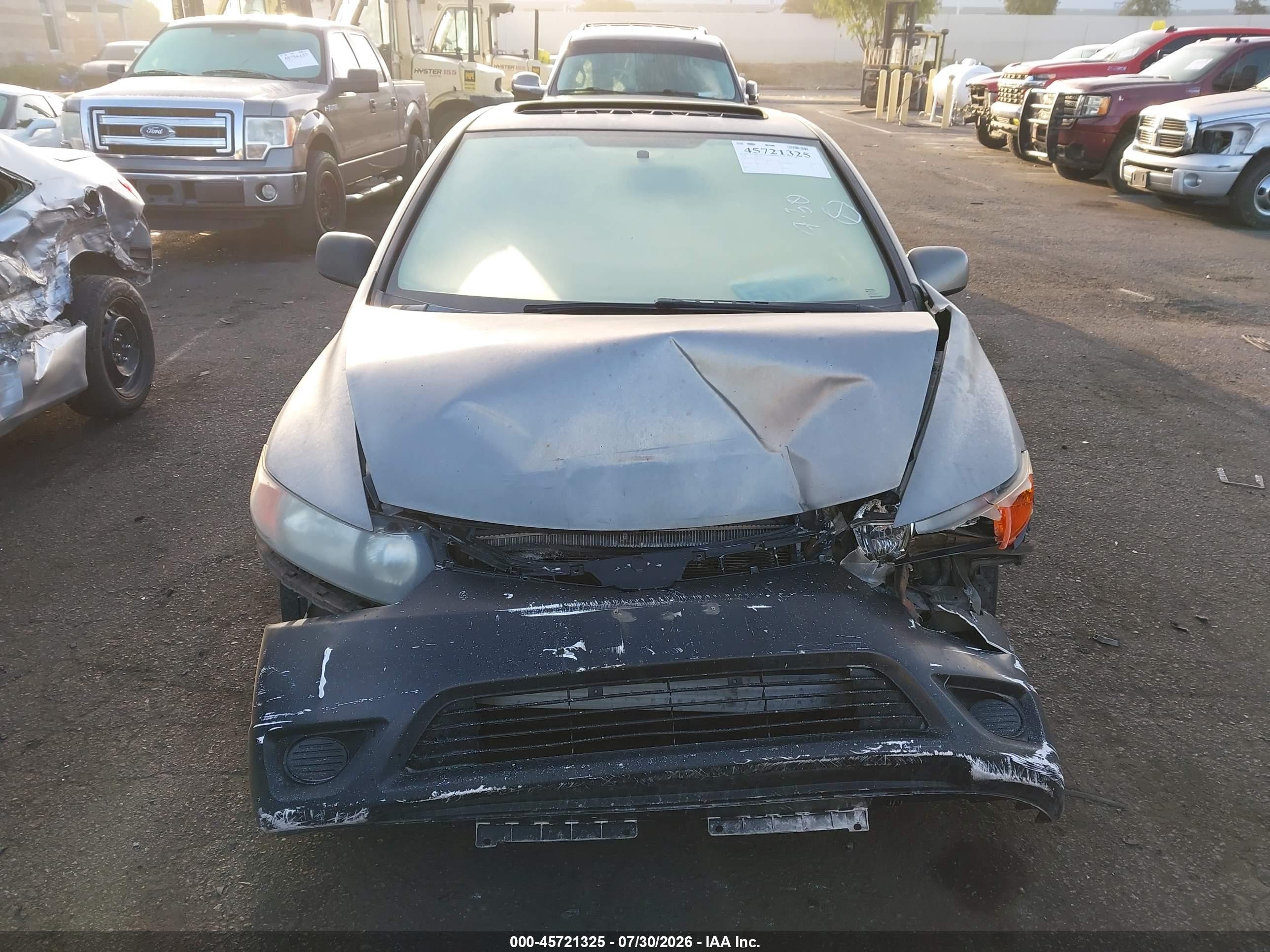 2006 Honda Civic Ex Бежевый vin: 2HGFG12876H515825
