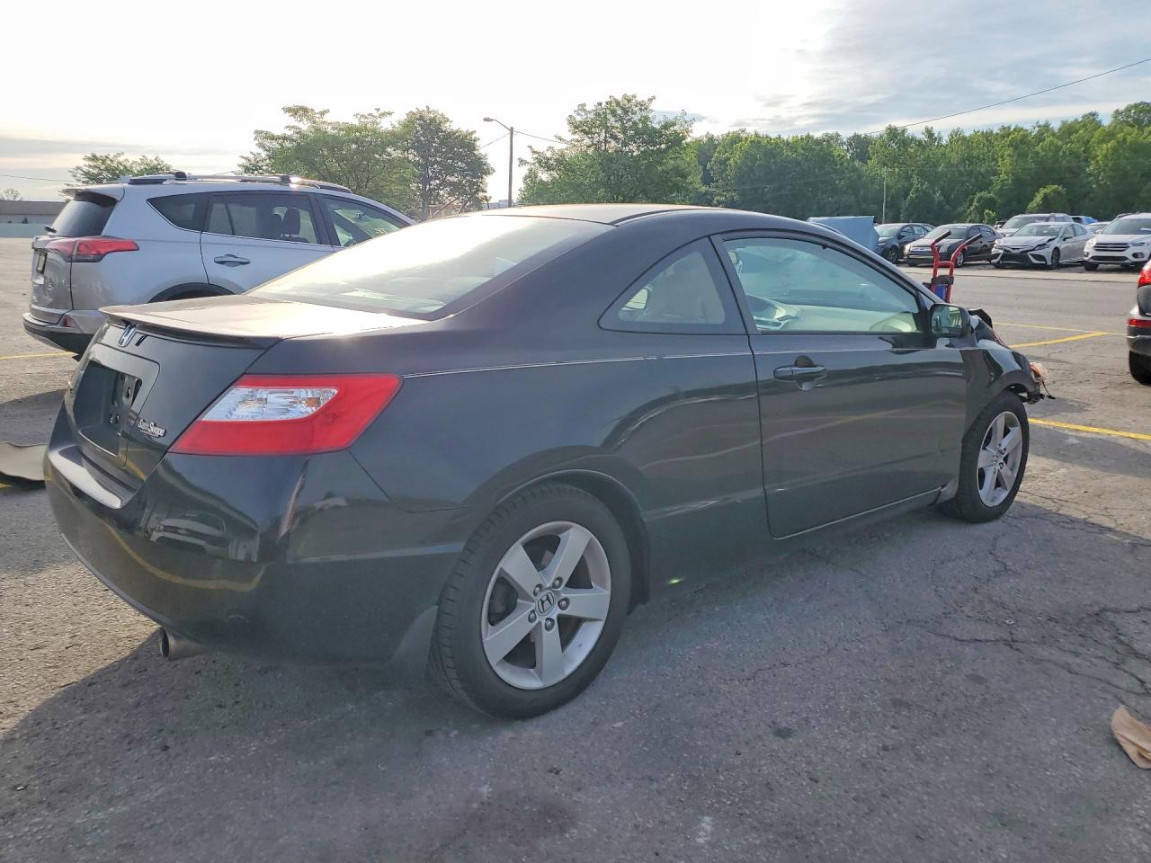 2006 Honda Civic Ex Black vin: 2HGFG12876H538151