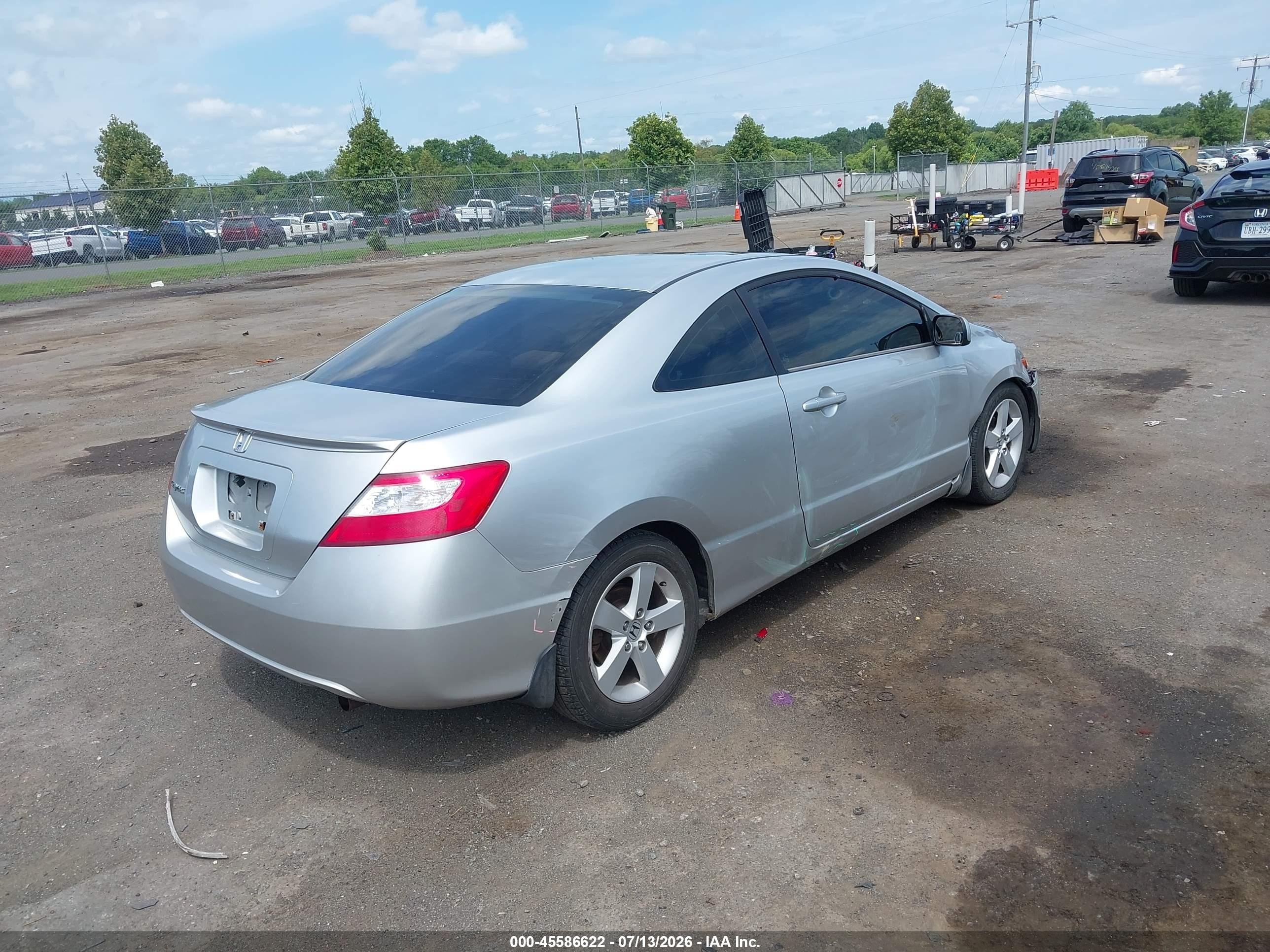 2006 Honda Civic Ex Silver vin: 2HGFG12876H544211