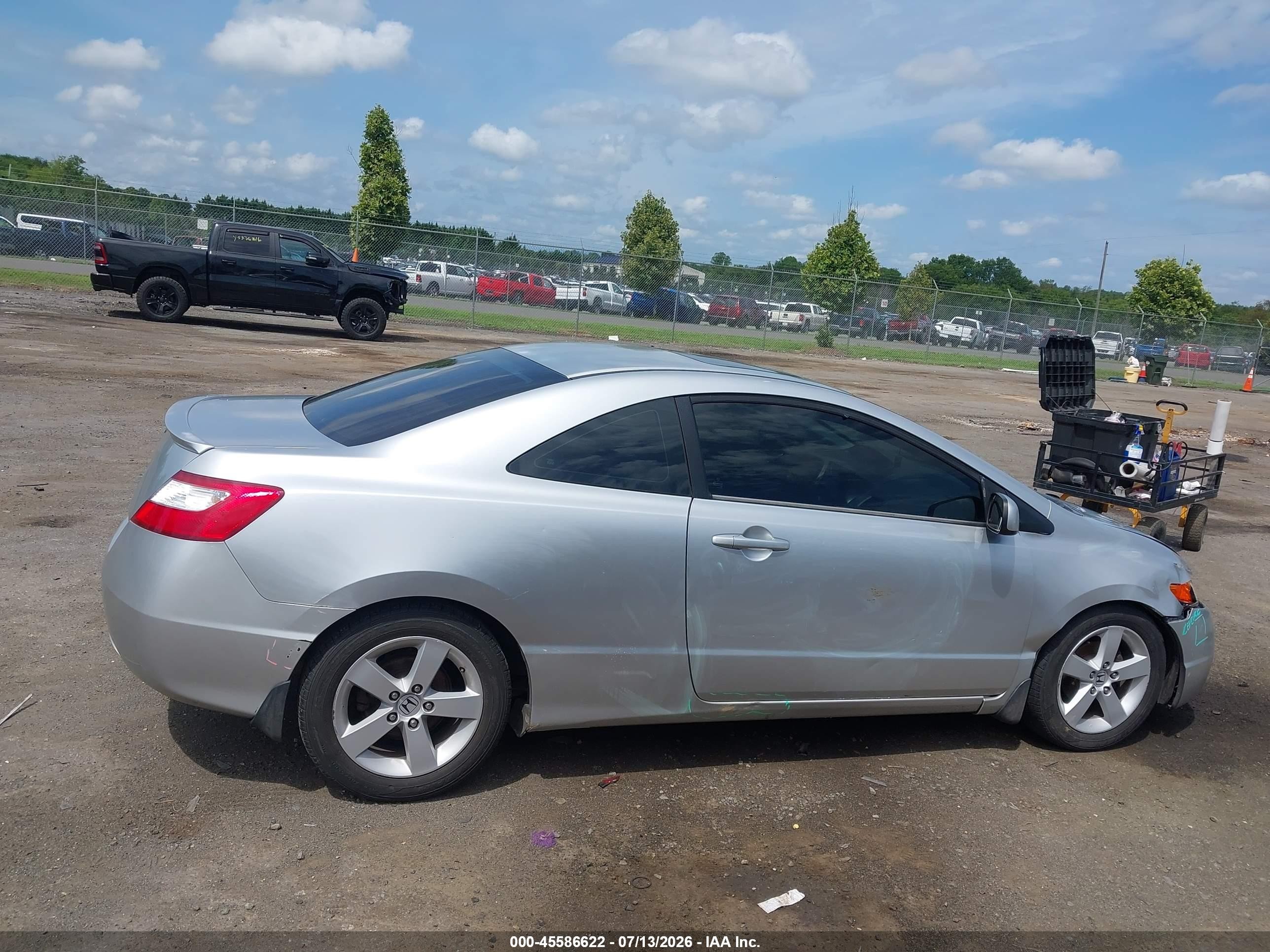 2006 Honda Civic Ex Silver vin: 2HGFG12876H544211