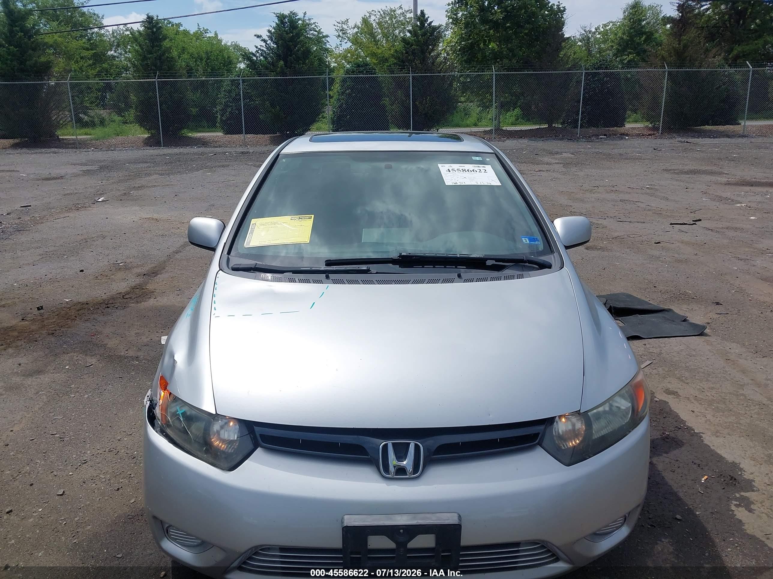 2006 Honda Civic Ex Silver vin: 2HGFG12876H544211