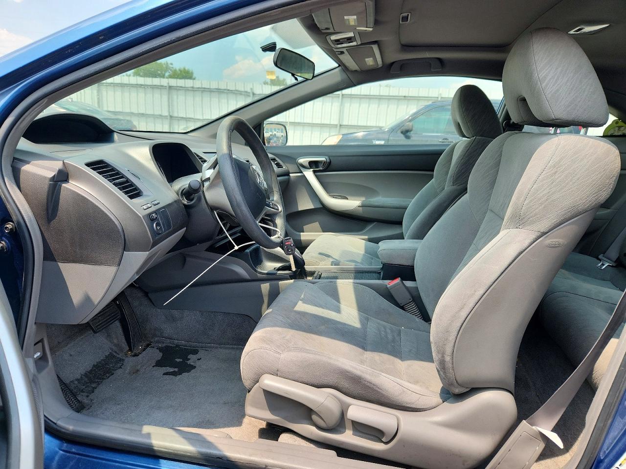 2007 Honda Civic Ex Синий vin: 2HGFG12877H506480