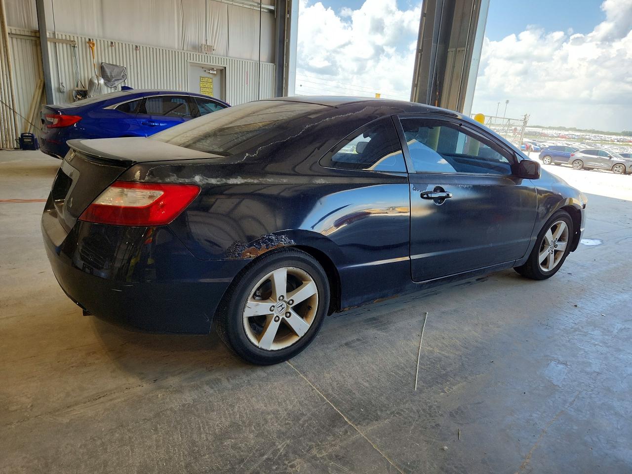 2007 Honda Civic Ex Black vin: 2HGFG12877H516930