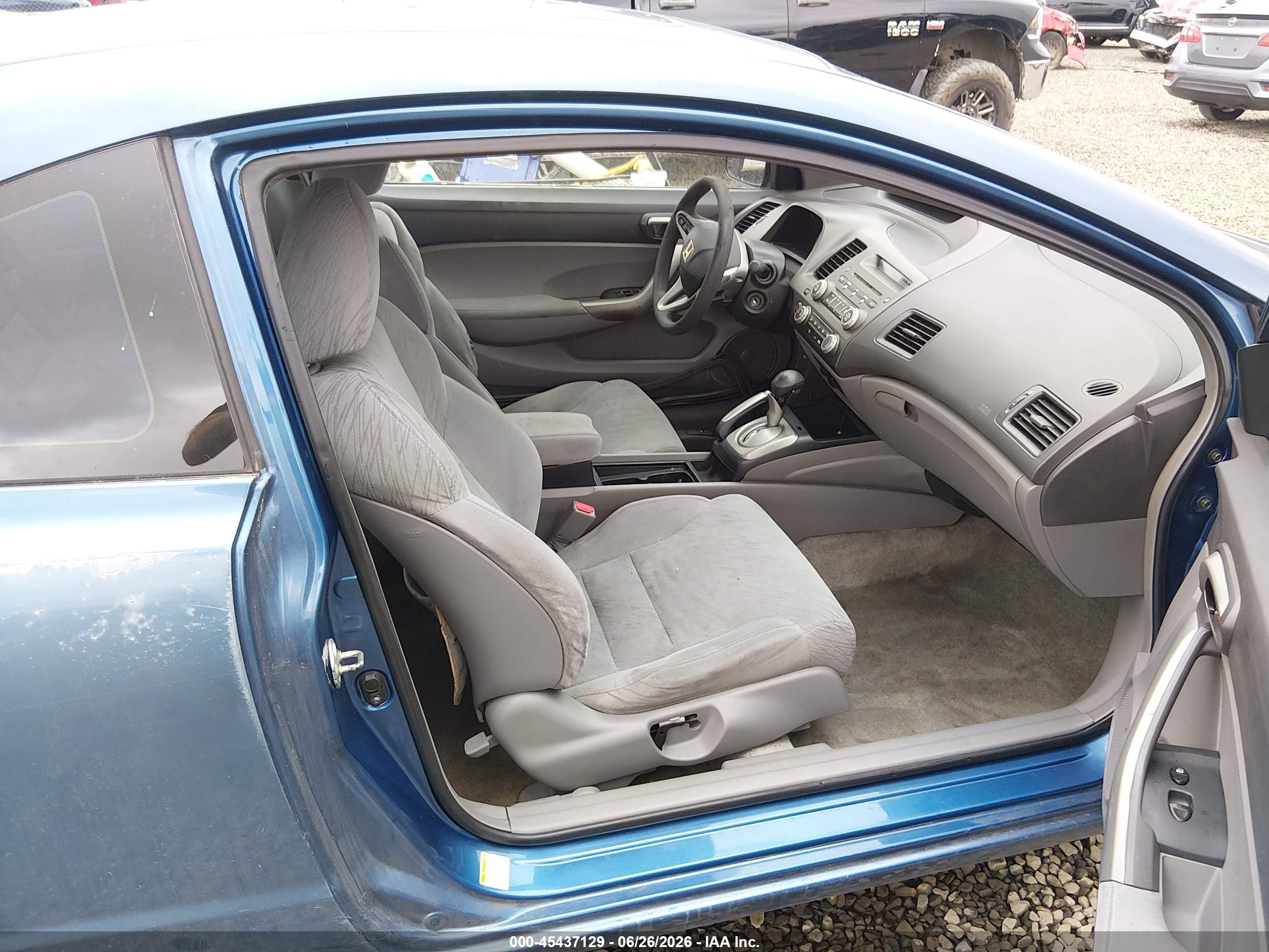 2007 Honda Civic Ex Blue vin: 2HGFG12877H529435