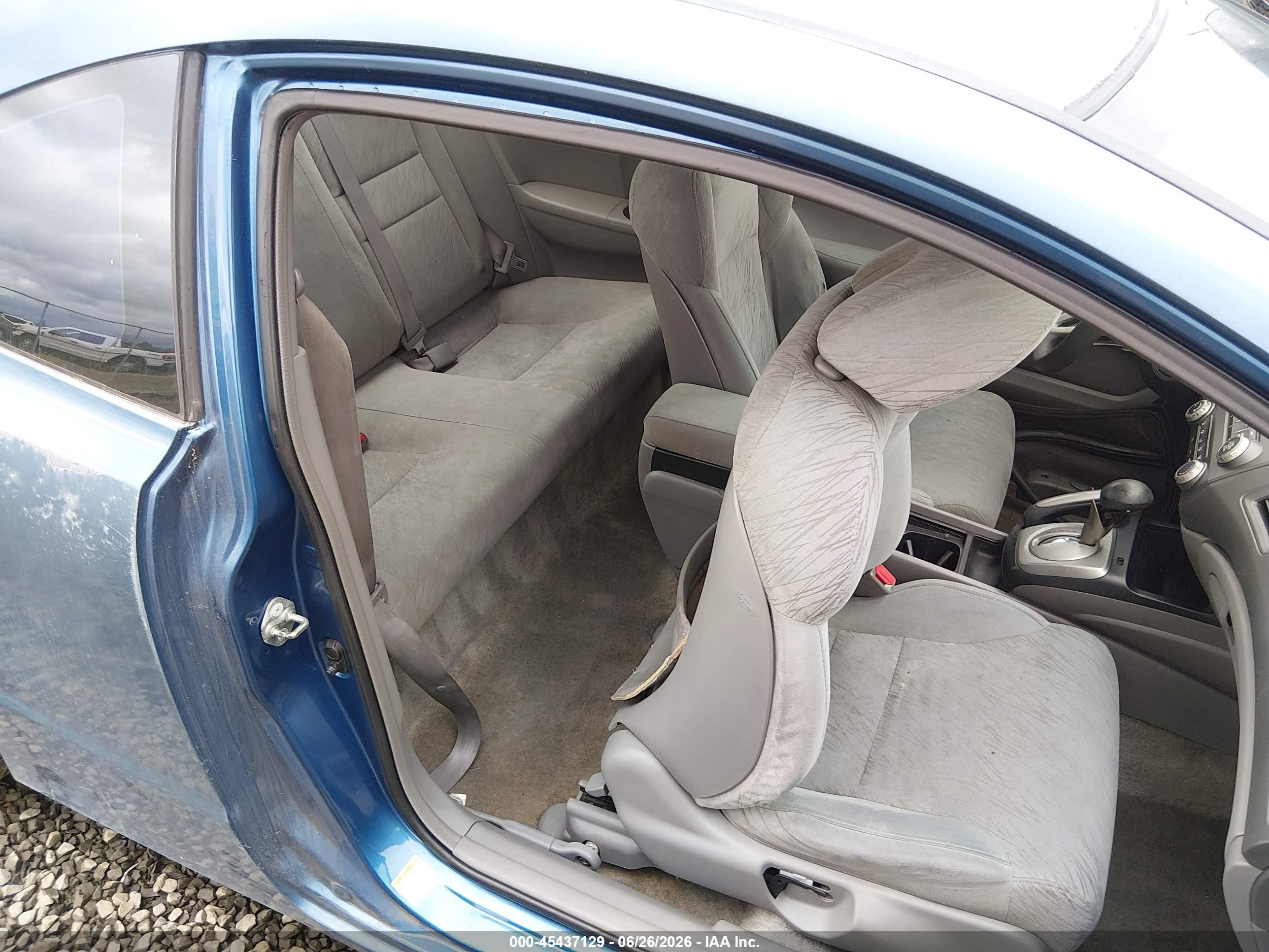 2007 Honda Civic Ex Blue vin: 2HGFG12877H529435